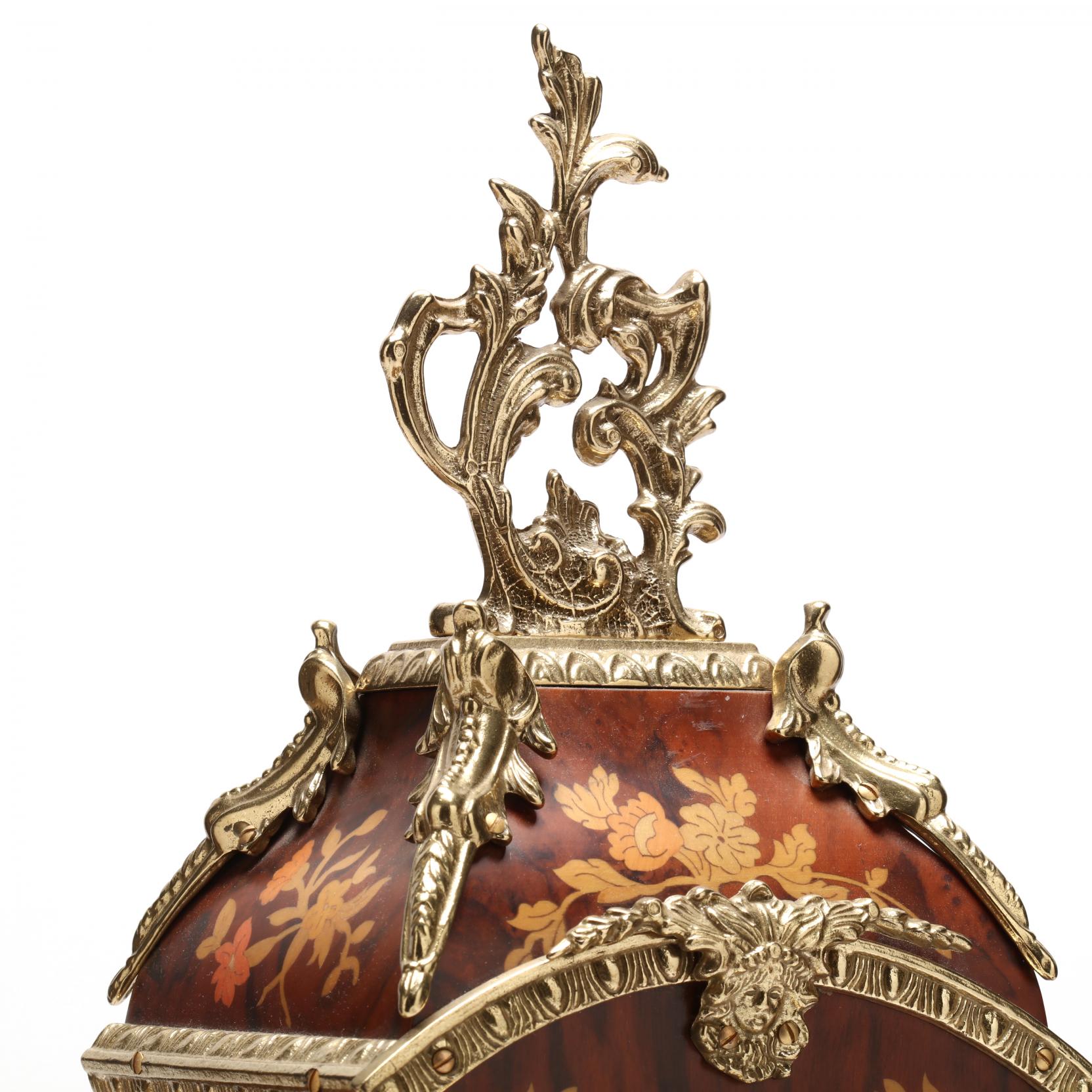 Franz Hermle, Inlaid French Rococo Style Bracket Clock (Lot 165