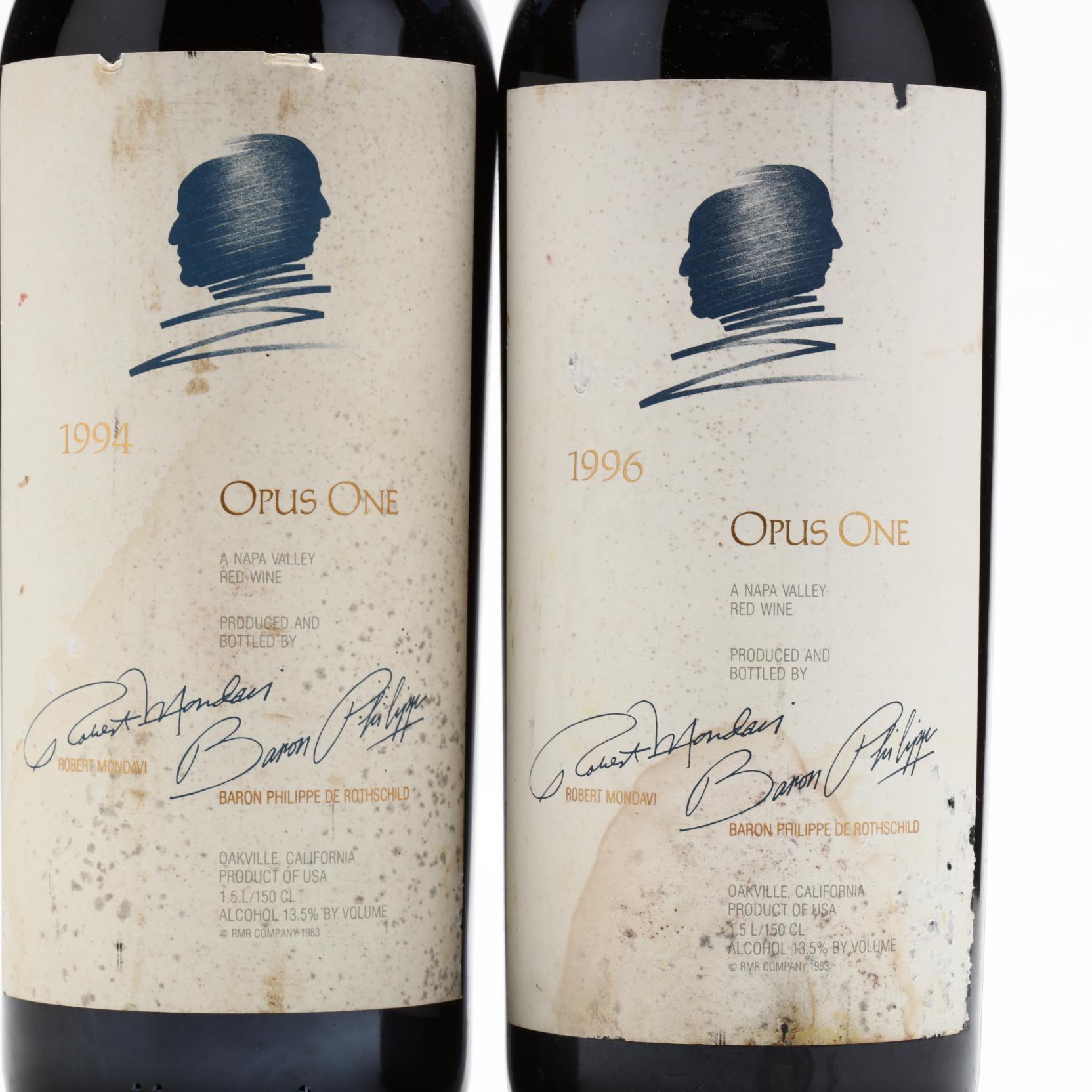 1994 & 1996 Opus One (Lot 5162 - Single-Owner Wine Collection of