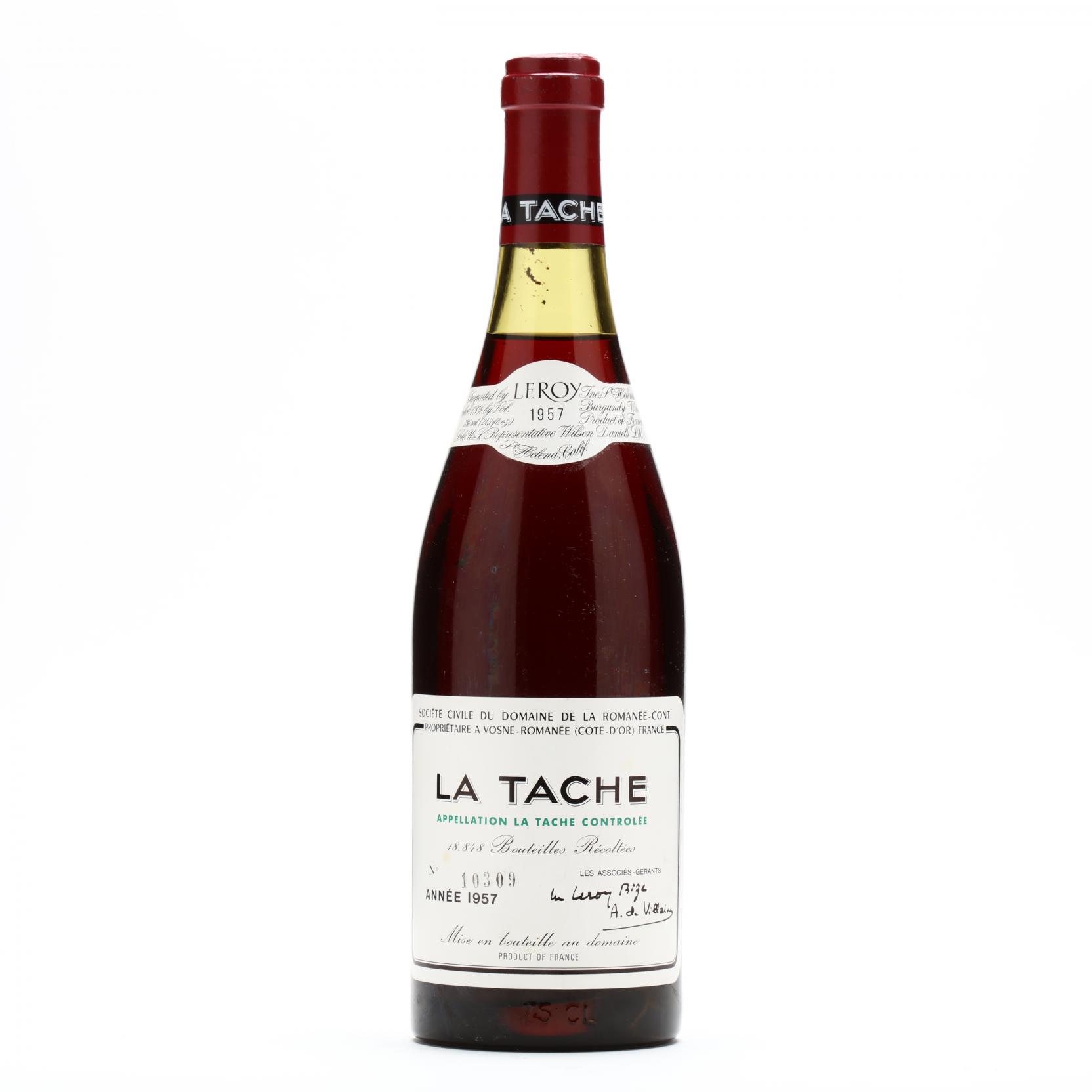 La Tache - Vintage 1957 (Lot 5742 - Single-Owner Wine Collection