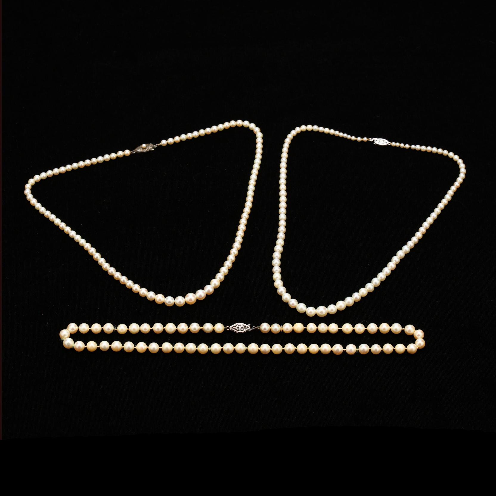three-pearl-necklaces