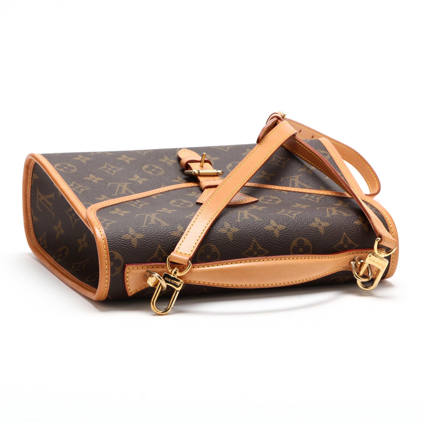 Louis Vuitton Brown Monogram Canvas And Leather Bel Air Top Handle