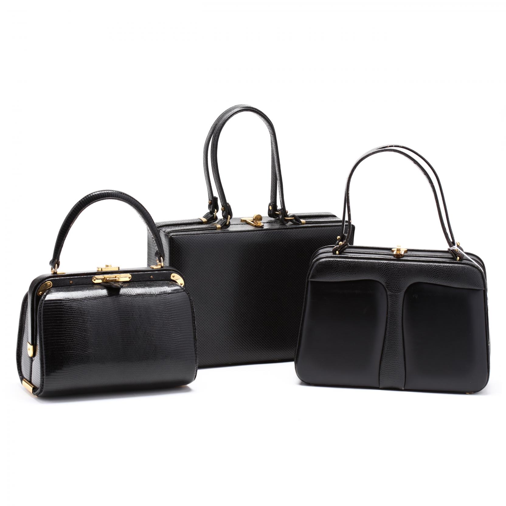 A Vintage Lederer and Two Vintage Murray Kruger Handbags (Lot 348