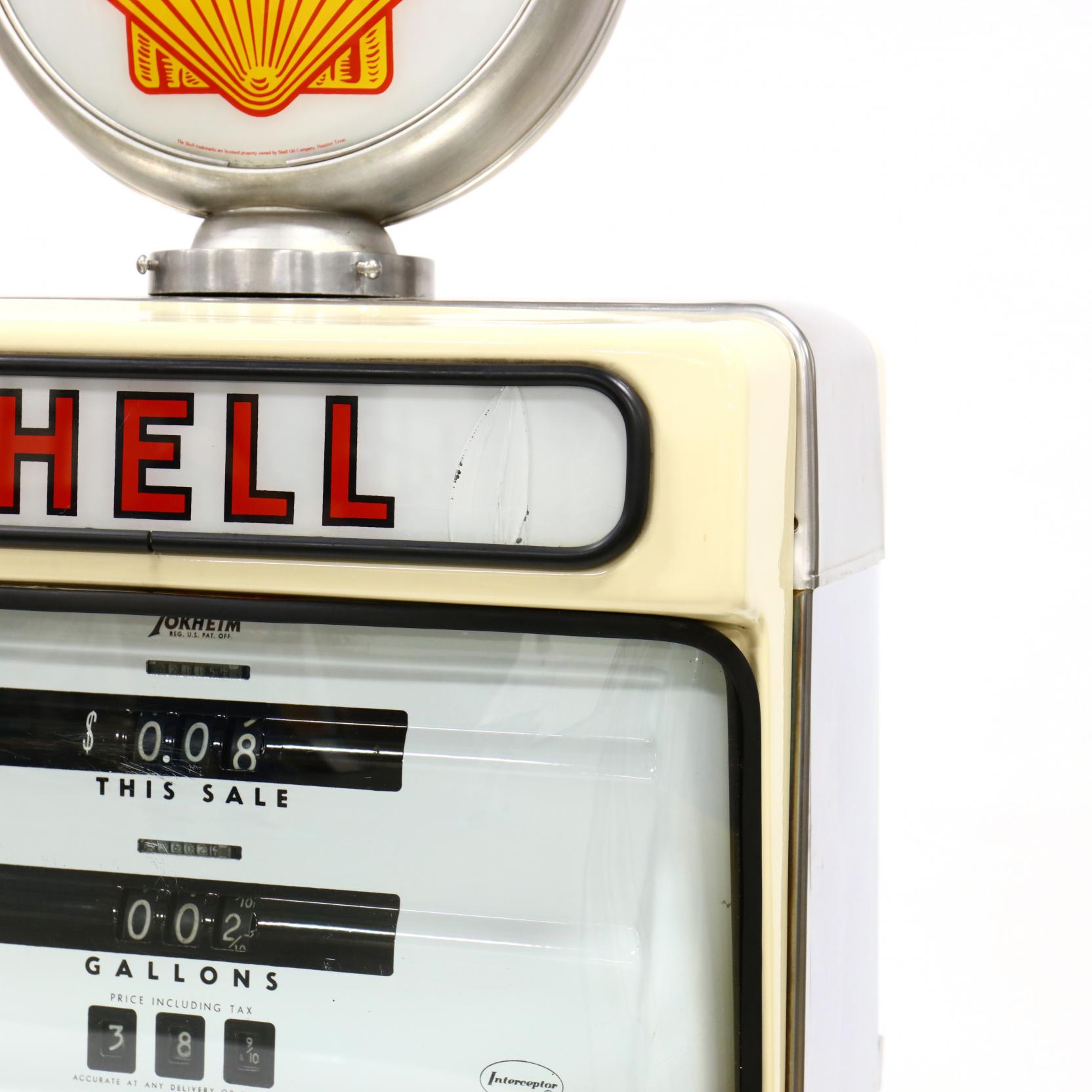 Tokheim Interceptor Model 452 Shell Gas Pump (Lot 214 - New Year's