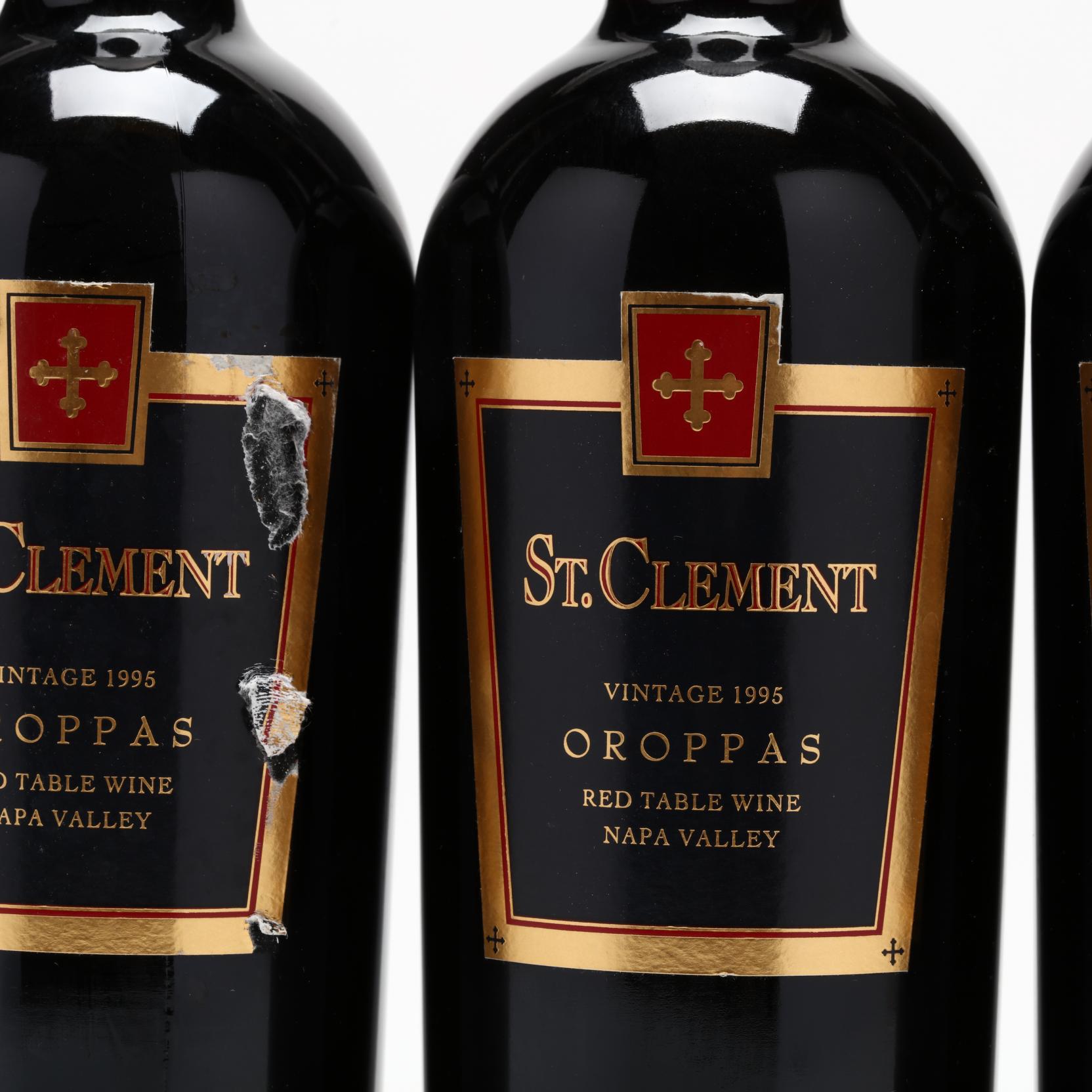 St. Clement Vineyards - Vintage 1995 (Lot 1122 - Rare & St. Clement Vineyards - Vintage 1995 (Lot 1122 - Rare &