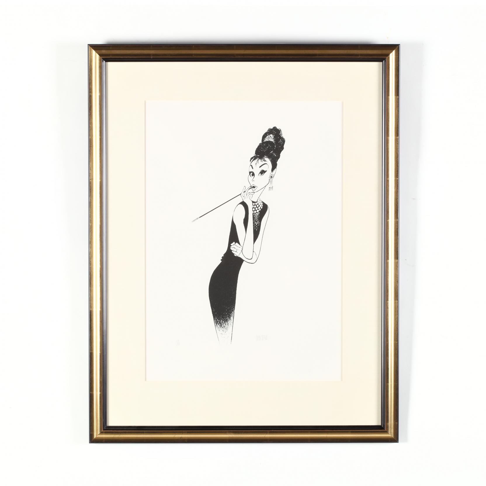 Al Hirschfeld (American, 1903-2003), Breakfast at Tiffany's, II