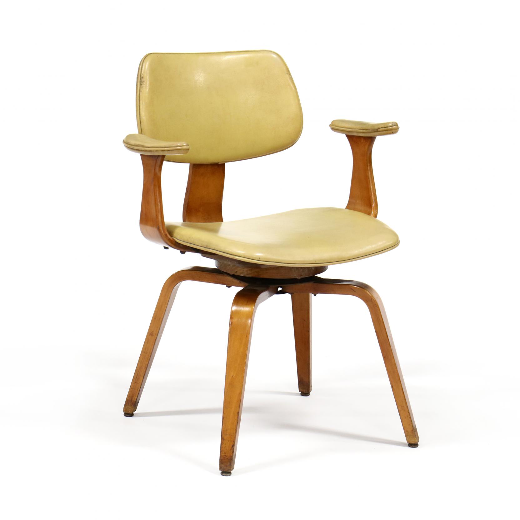 家具 Vintage THONET Arm chair Thonet, Vintage Swivel Arm Chair (Lot 1077 - Modern Art &amp