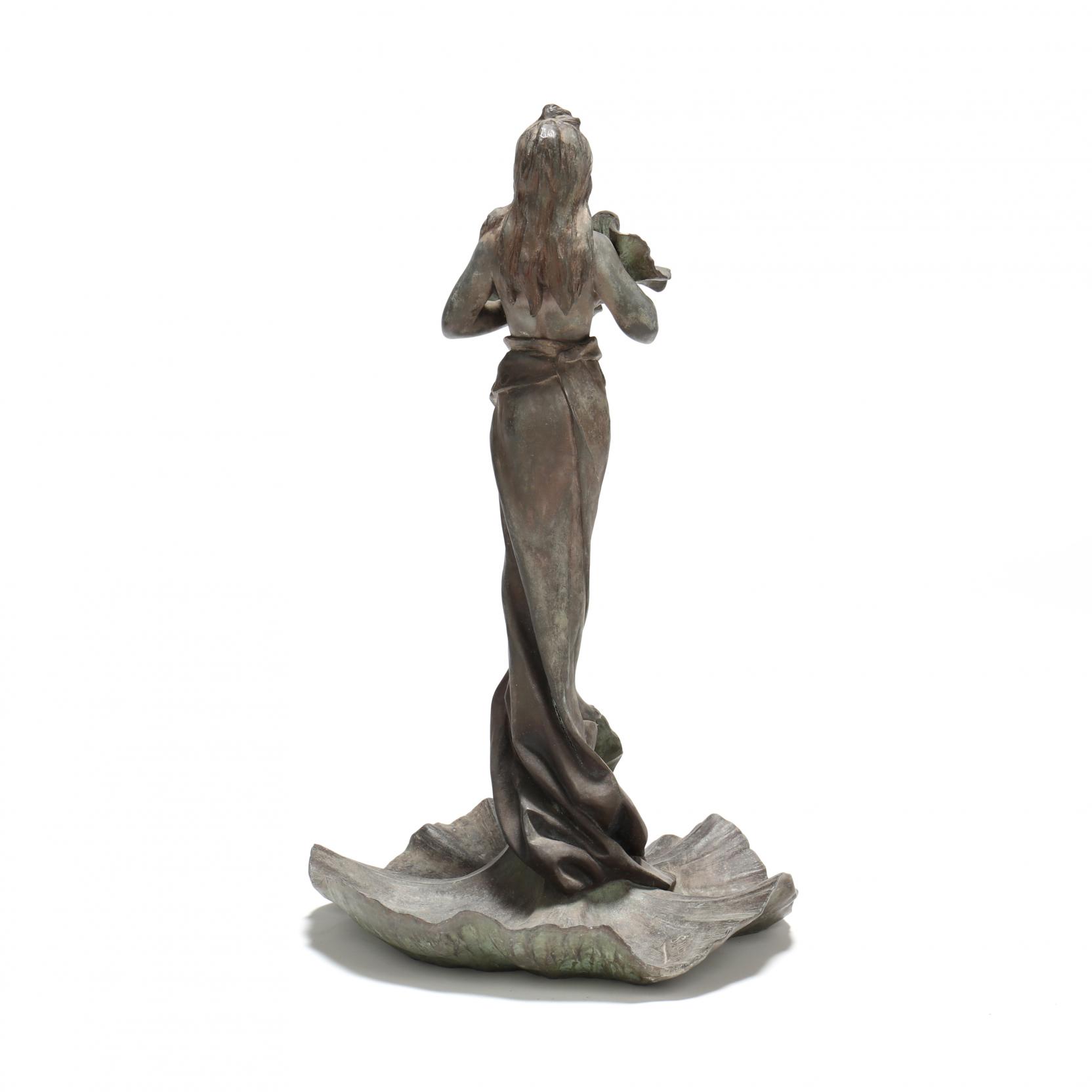 Emmanuel Villanis (French, 1858-1914), Art Nouveau Woman