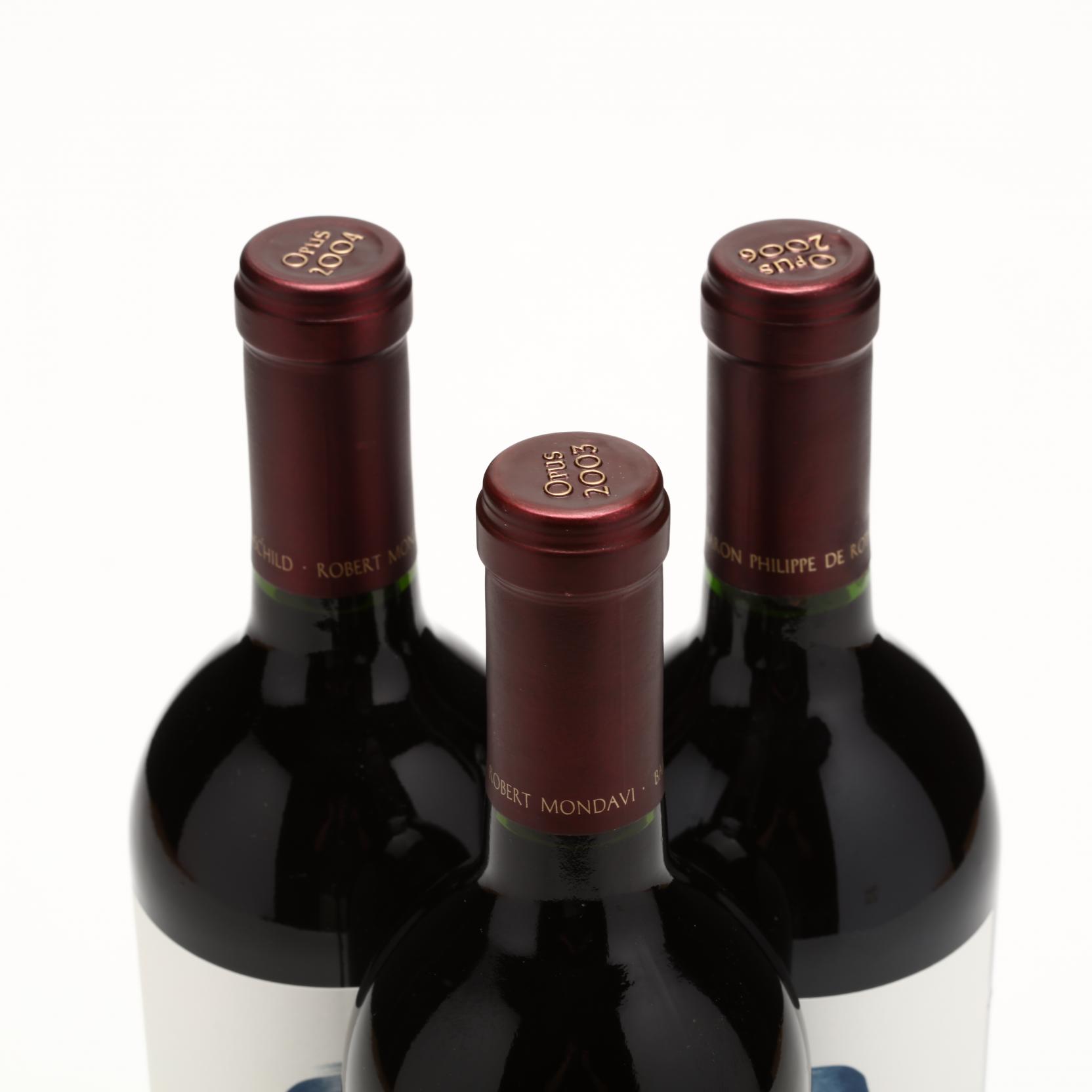2003, 2004 & 2006 Opus One (Lot 3407 - Rare & Fine Wine