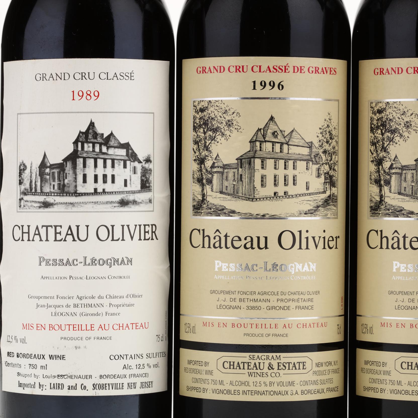 1990 CHATEAU OLIVIER 白ワイン 750ml 1990 Château Olivier