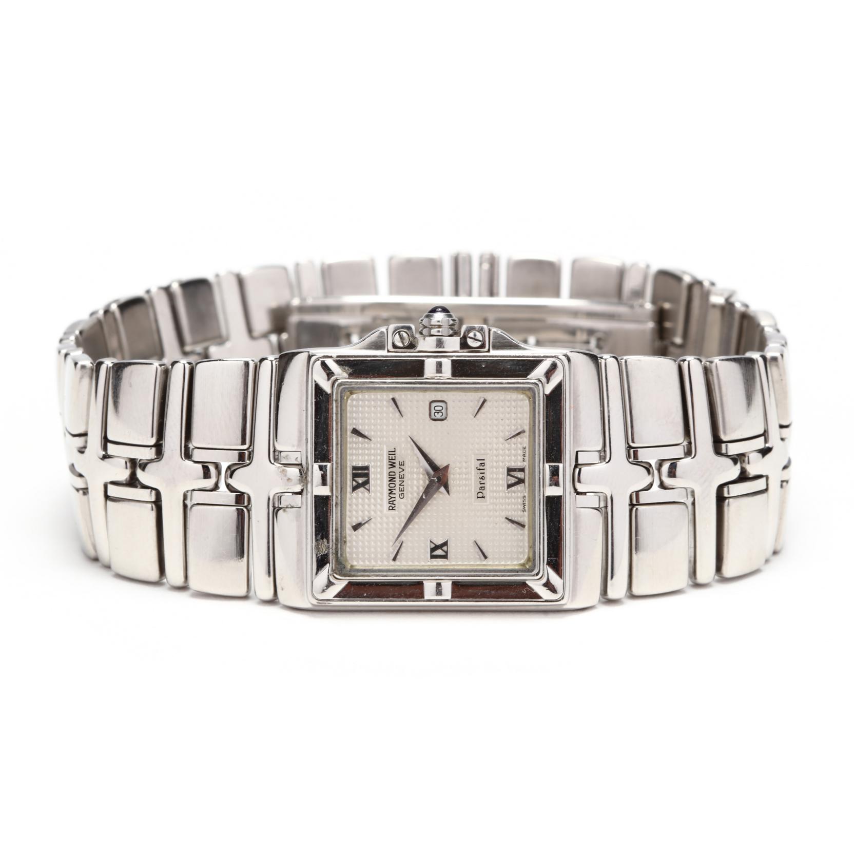 Raymond Weil Parsifal Men's 18k Gold & Steel White Dial 9390