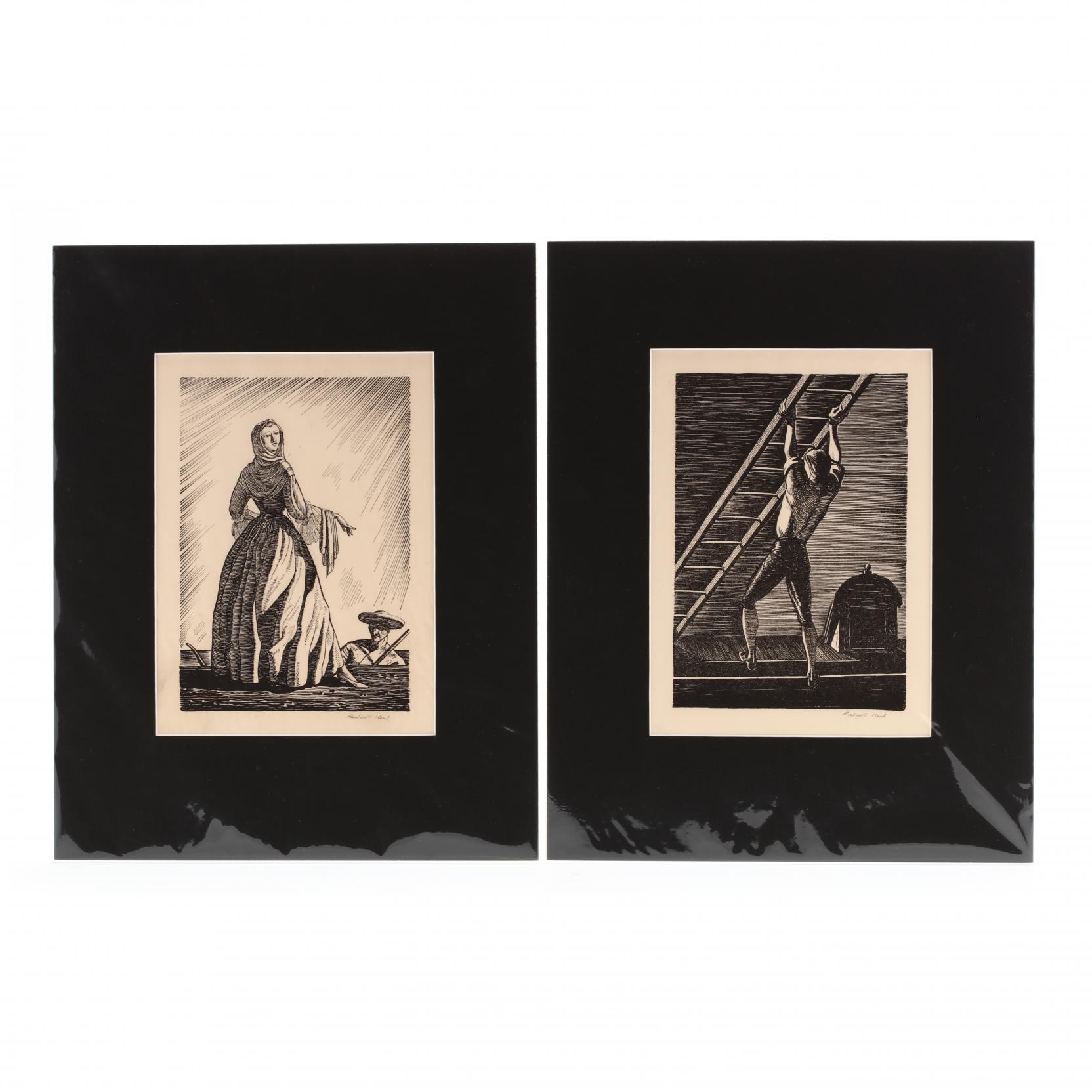 Rockwell Kent (American, 1882-1971), Five Signed Frontispieces