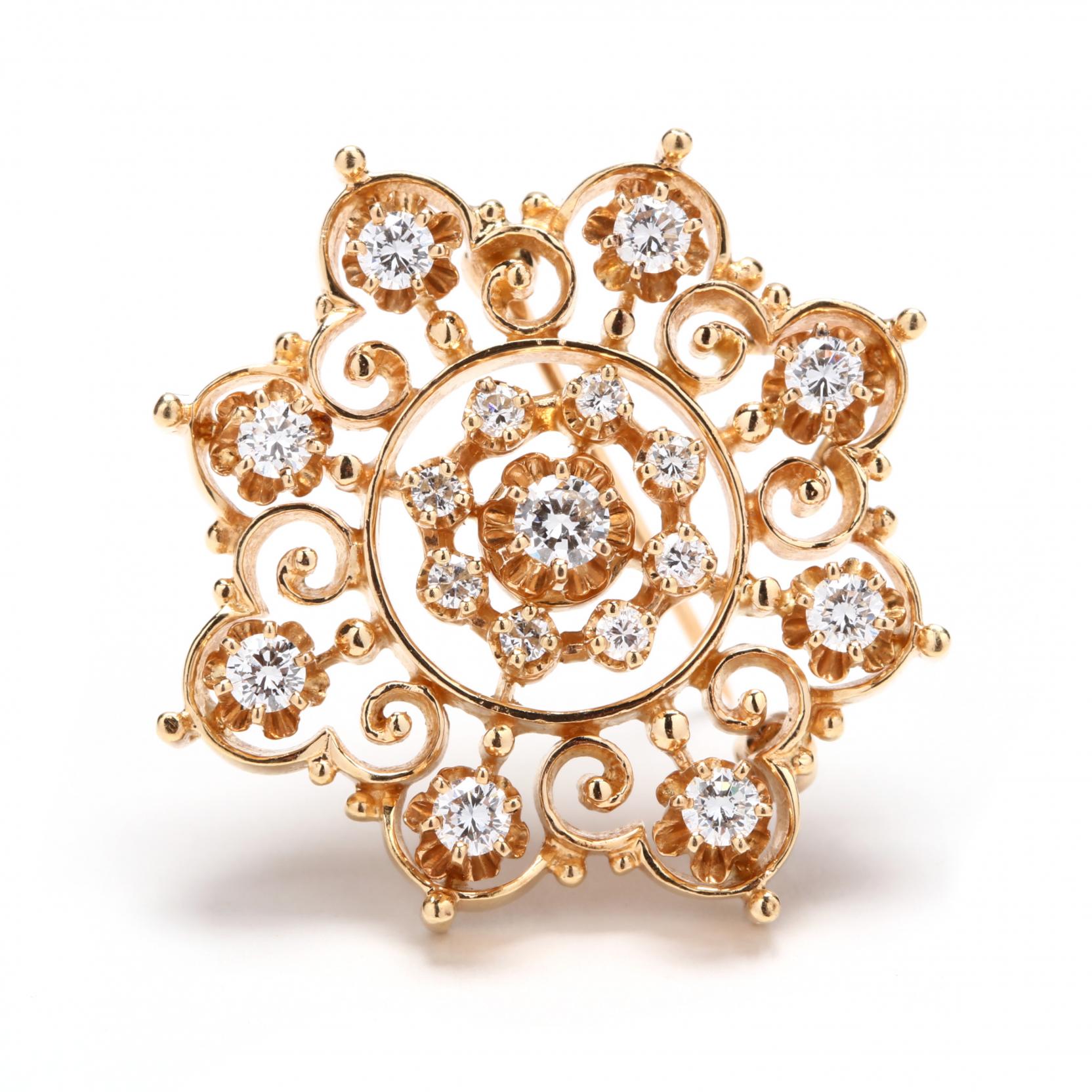 14kt-gold-and-diamond-brooch-pendant-kurt-goldschmidt
