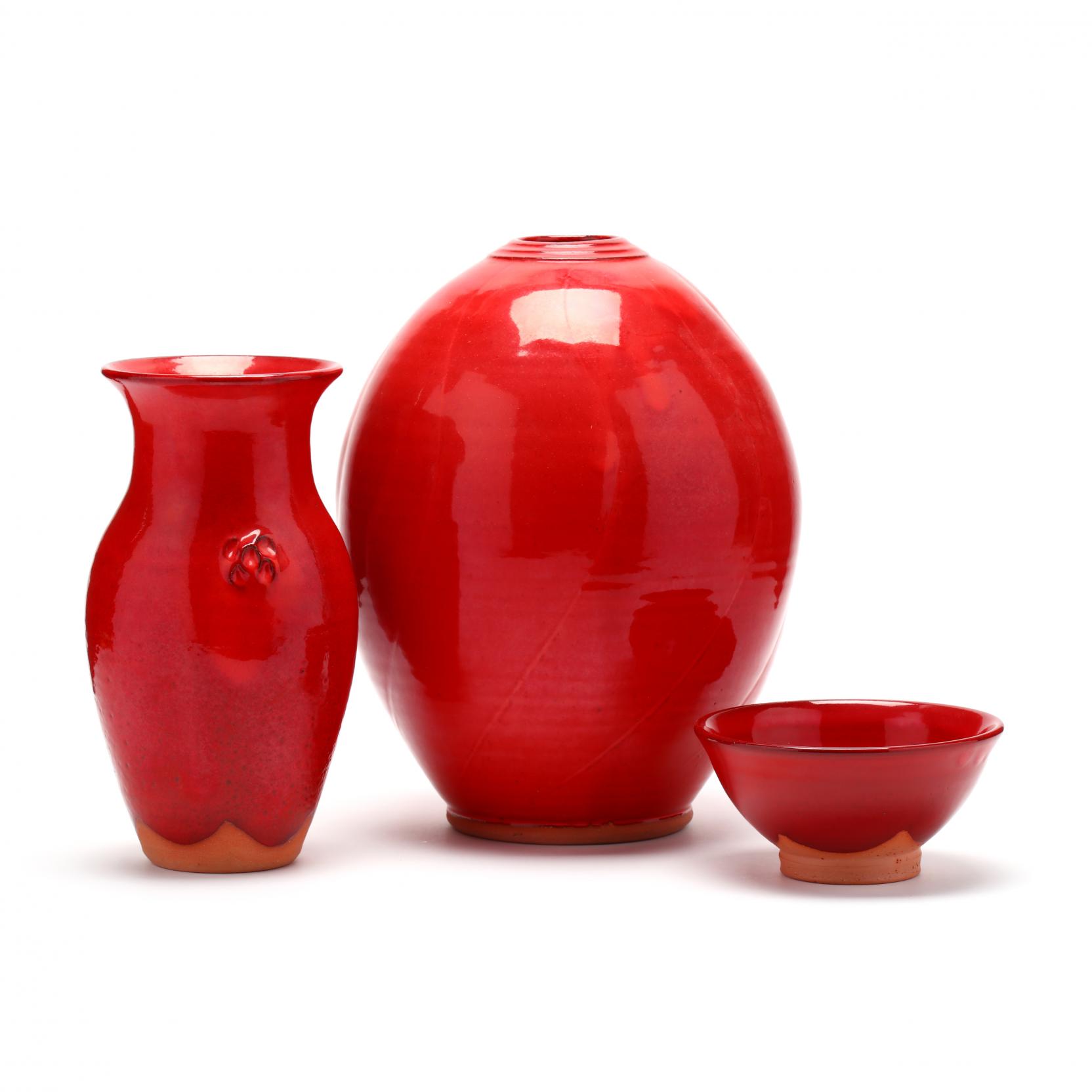 NC Pottery, Ben Owen III, Chinese Red Glaze (Lot 1081 - Arts of