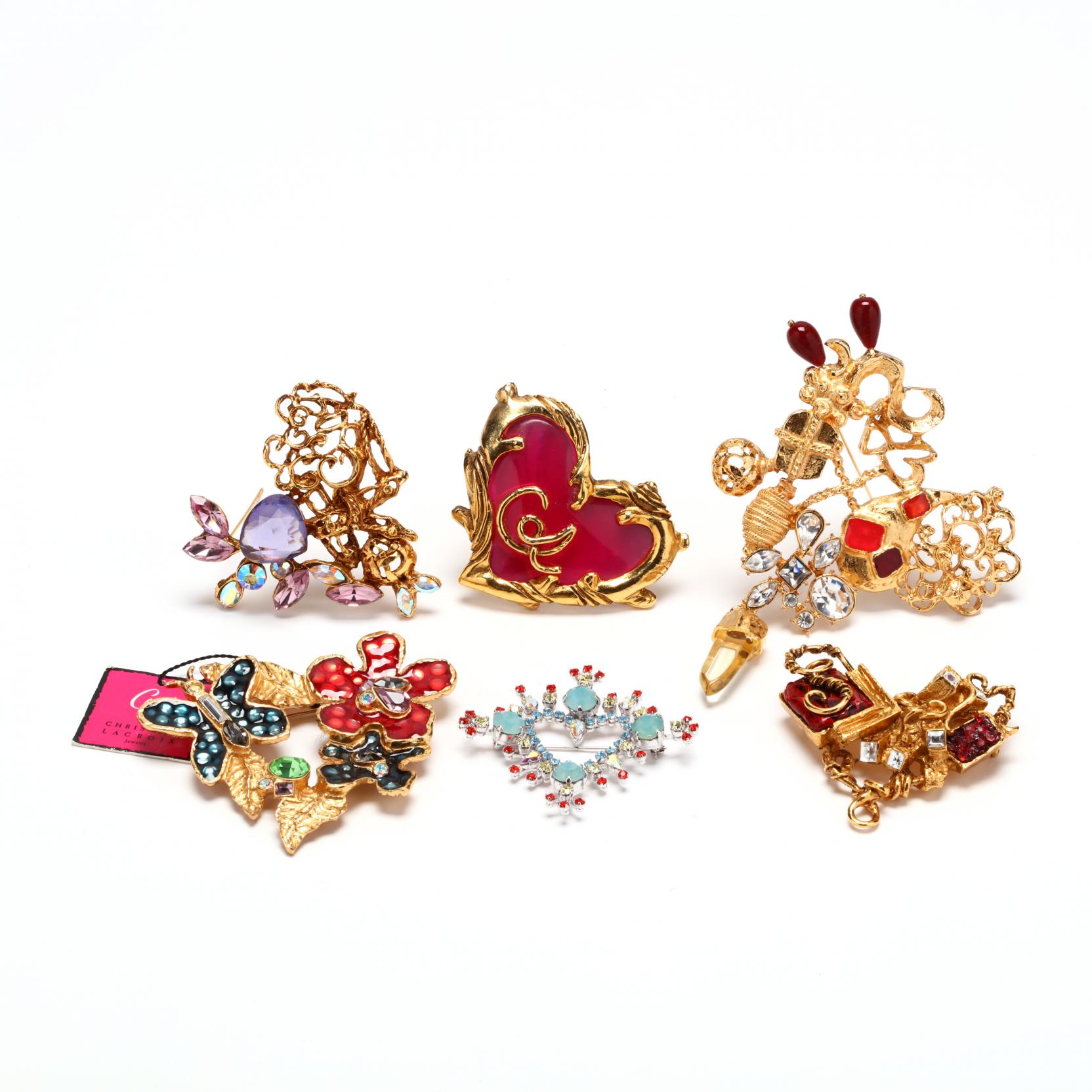 Christian online lacroix brooch