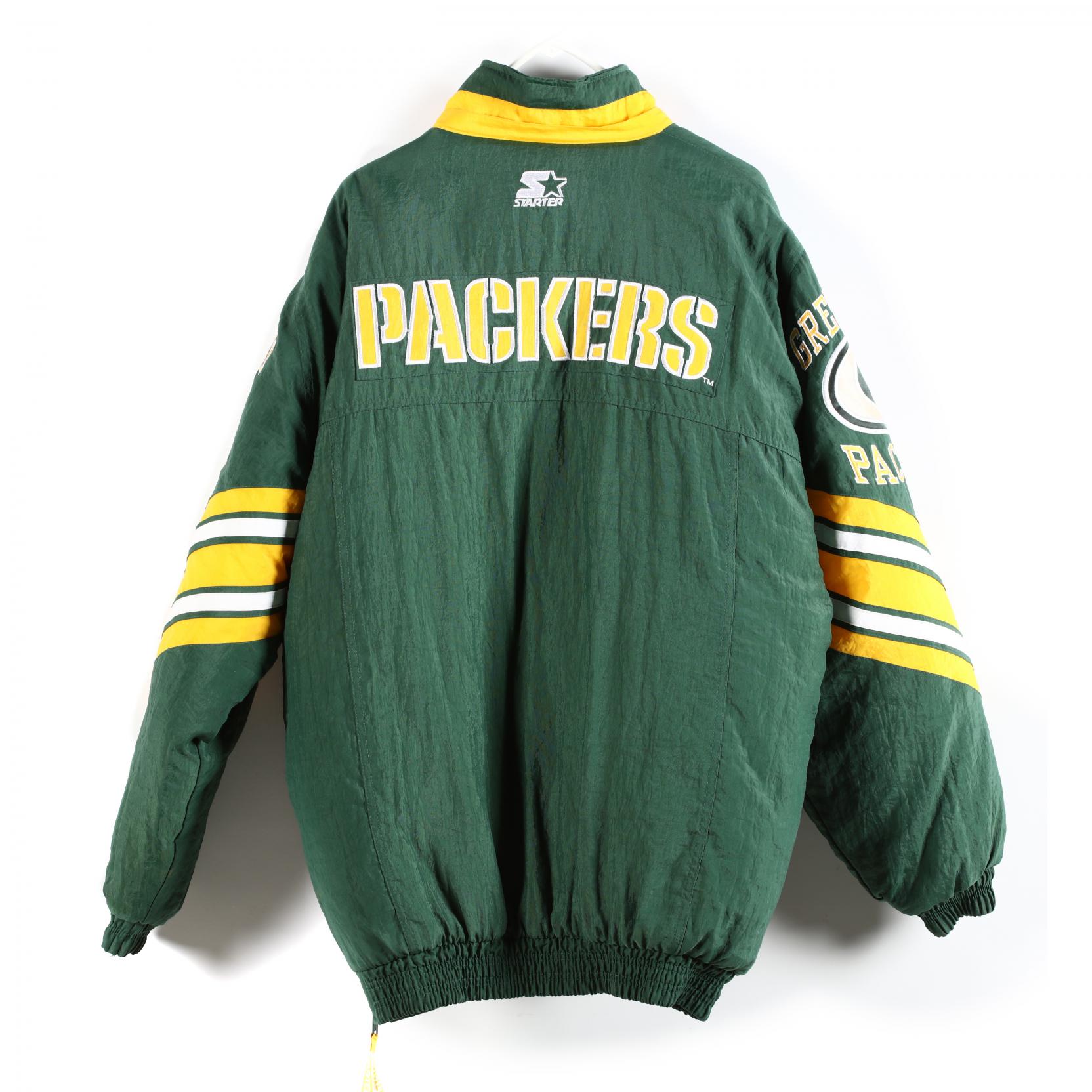 Vintage Green Bay Packers Authentic ProLine Starter Team Jacket. (Lot 363 -  August Gallery AuctionAug 4, 2018, 9:00am)