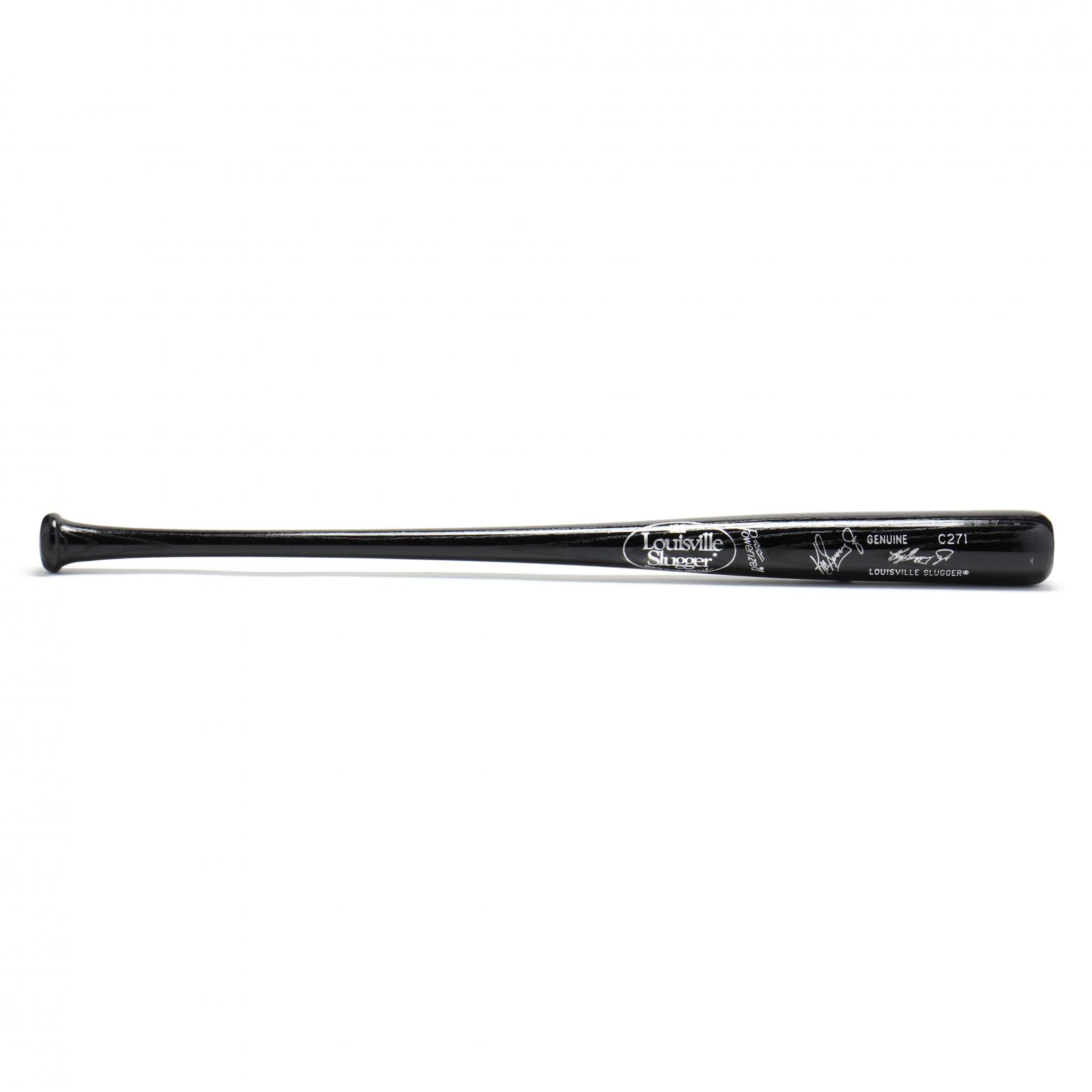 Ken Griffey Jr. Autographed Black Louisville Slugger Bat (Lot 1108