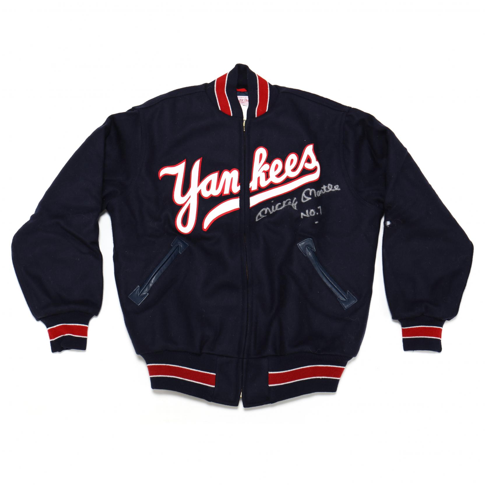 Mickey Mantle Signed Replica 1951 NY Yankees Jacket (Lot 1143