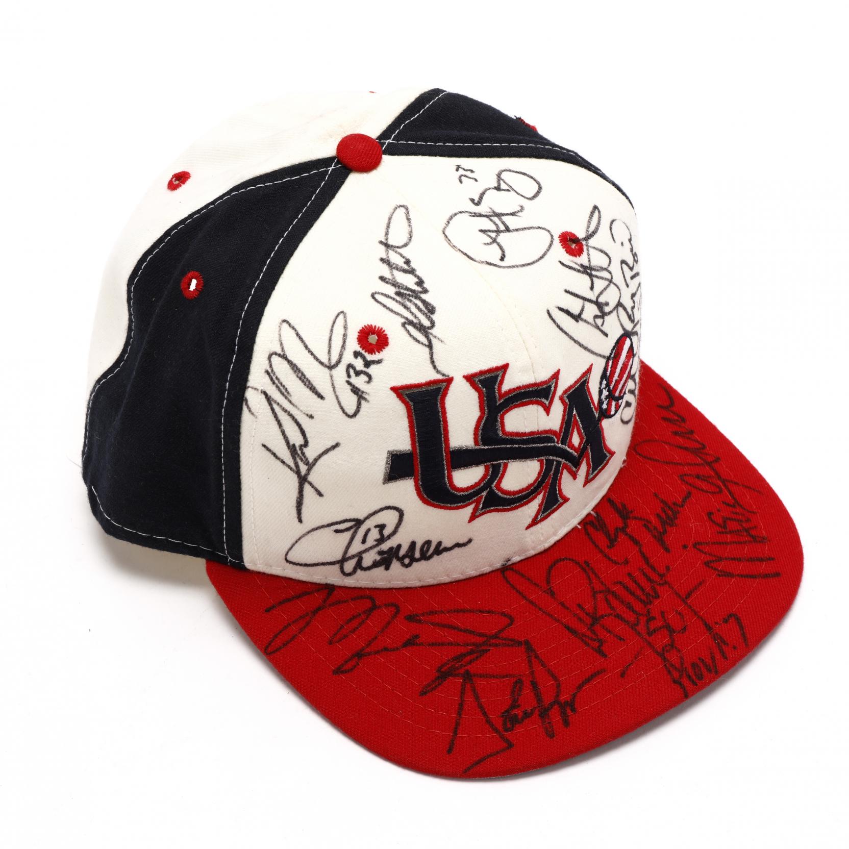 usa-1992-olympic-basketball-team-cap-signed-jordan-drexler-pippen