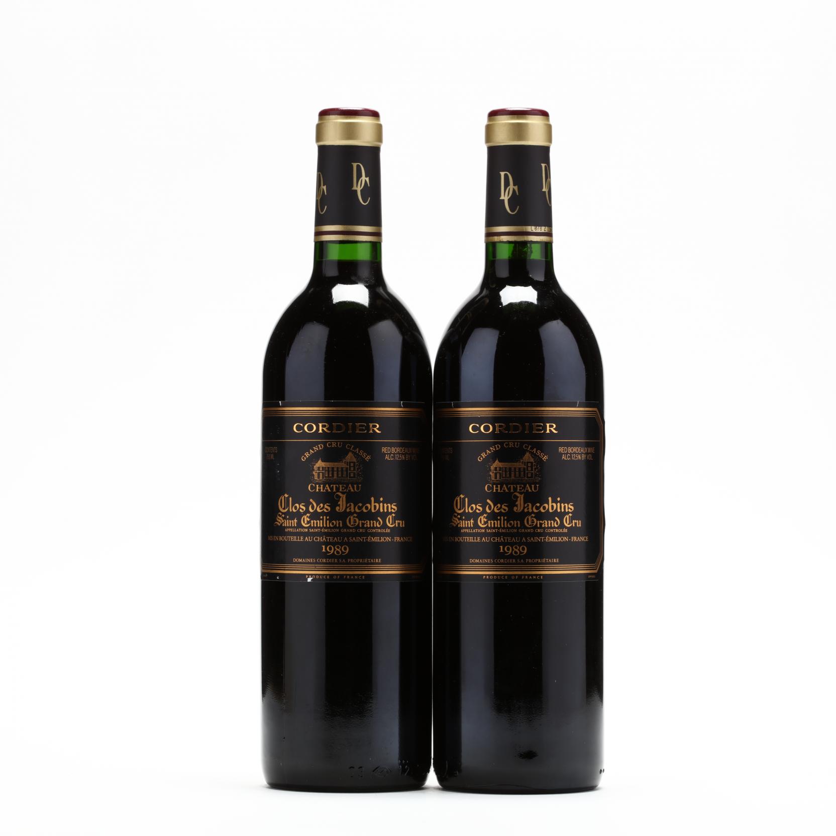 Chateau Clos des Jacobins - Vintage 1989 (Lot 5035 - Online-Only