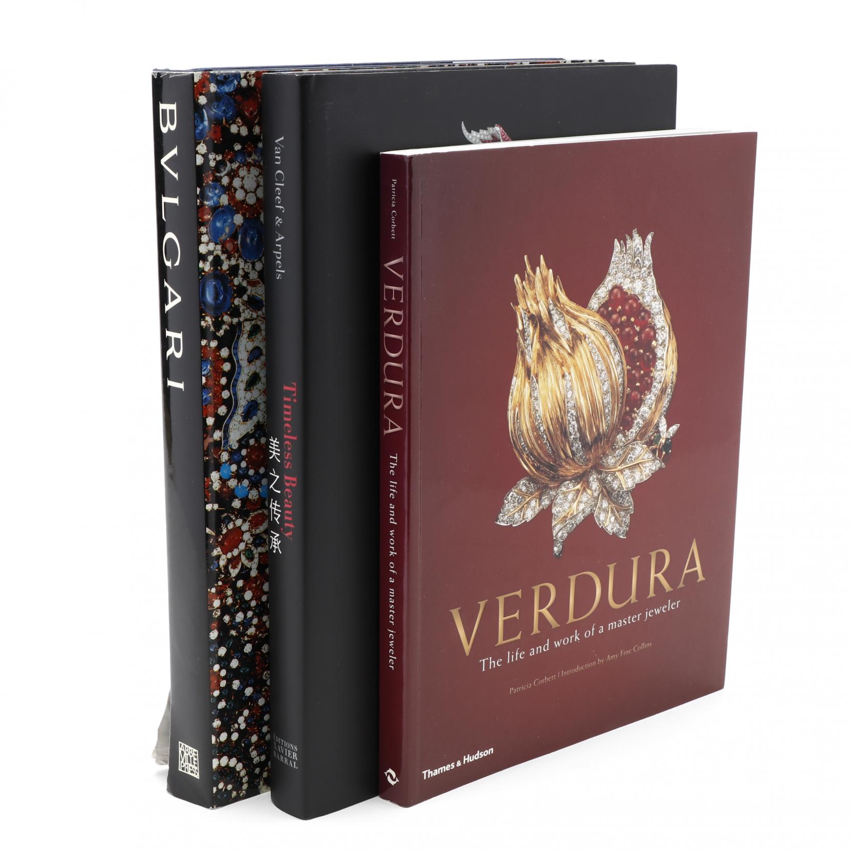 Three Jewelry Books on Bulgari, Van Cleef & Arpels, and Verdura