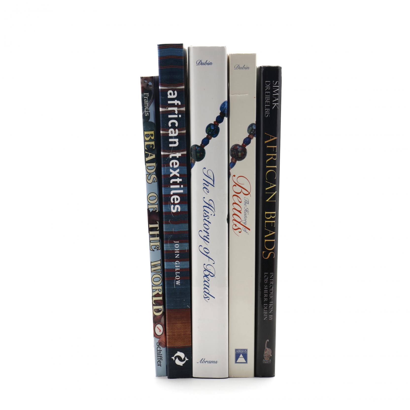 Four Bead Books & One African Textile Book (Lot 1292 Four Bead Books & One African Textile Book (Lot 1292