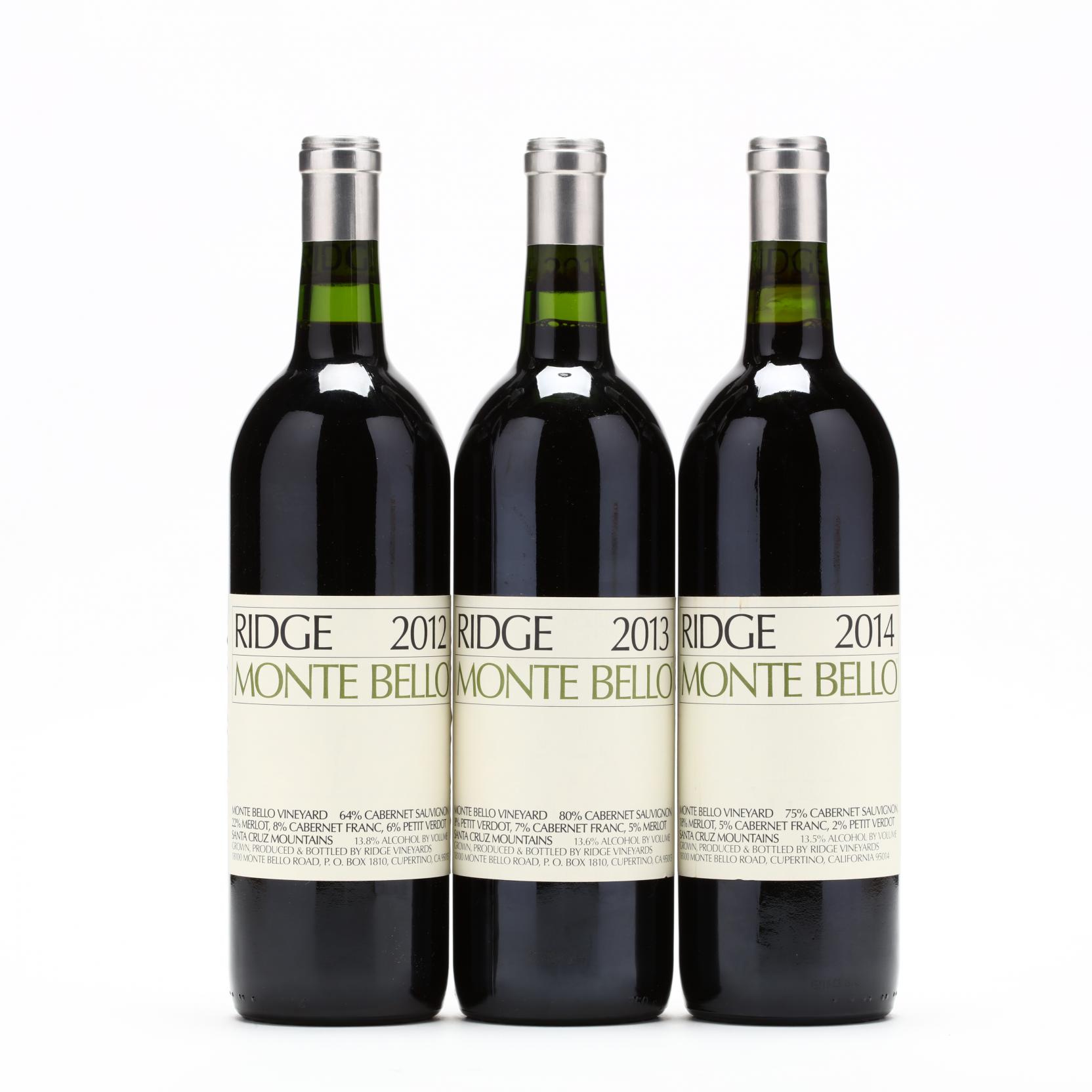 2014 ridge monte bello