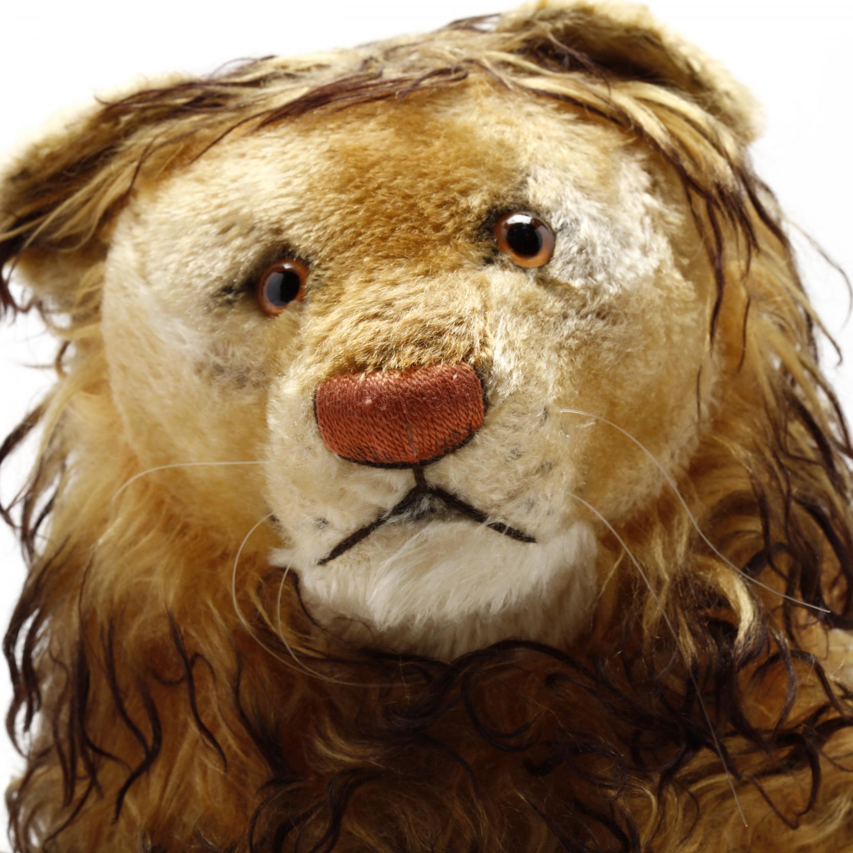 NOUVEAU jouet animal de la jungle souple Steiff Leo le lion 16 cm