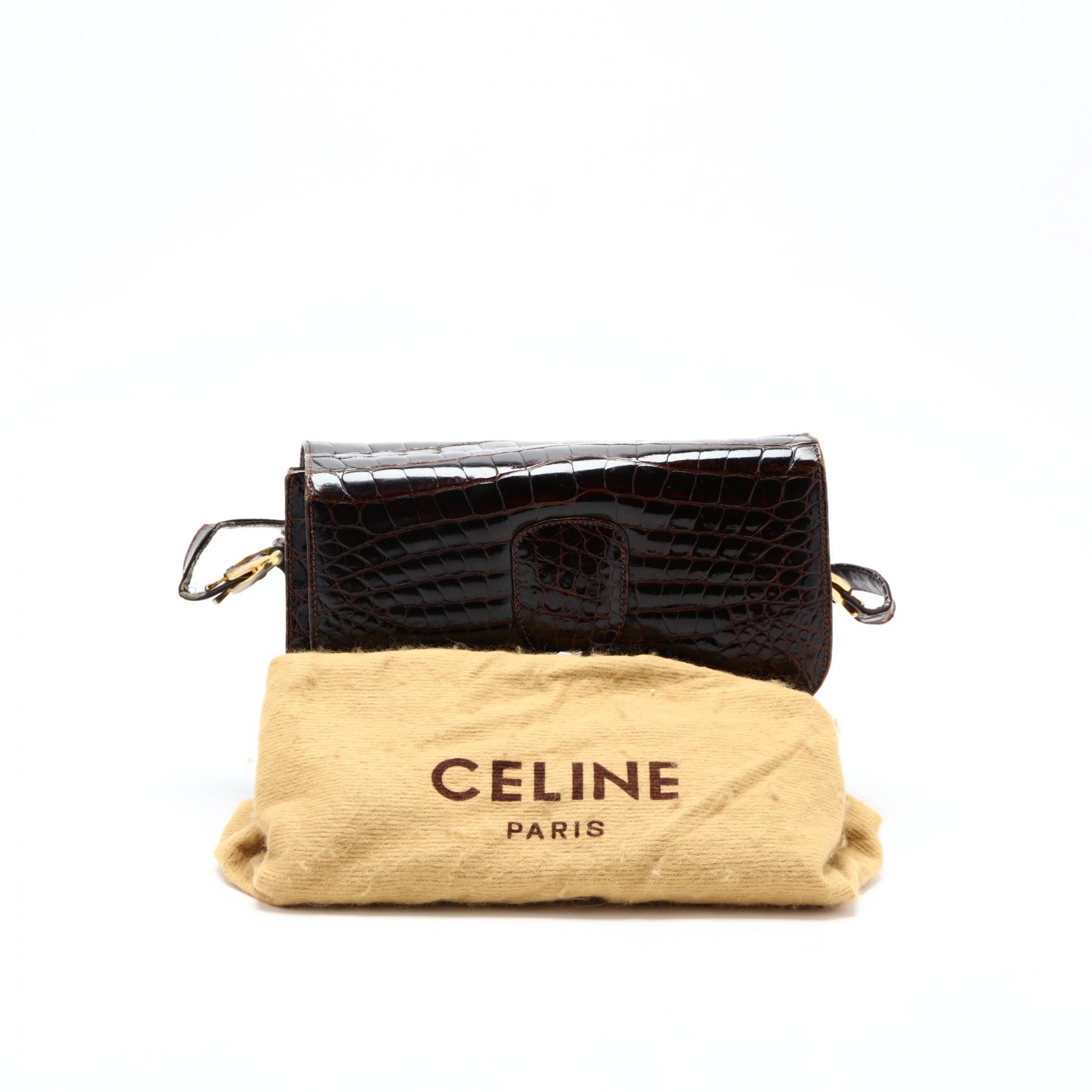 CELINE｜ (SQUARE IN CROCODILE SILK TWILL (2AW900185 GAD8 SQUARE IN CROCODILE SILK TWILL - | CELINE