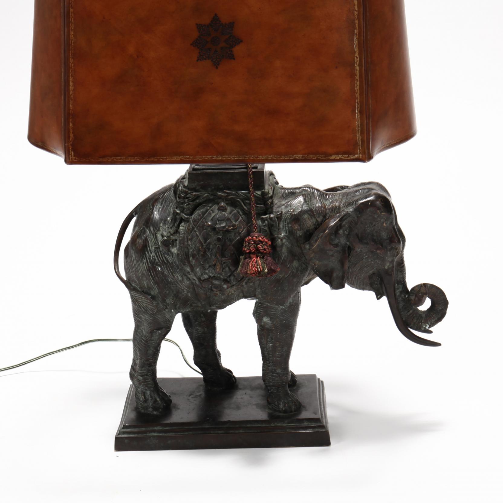 Maitland smith sales elephant lamp