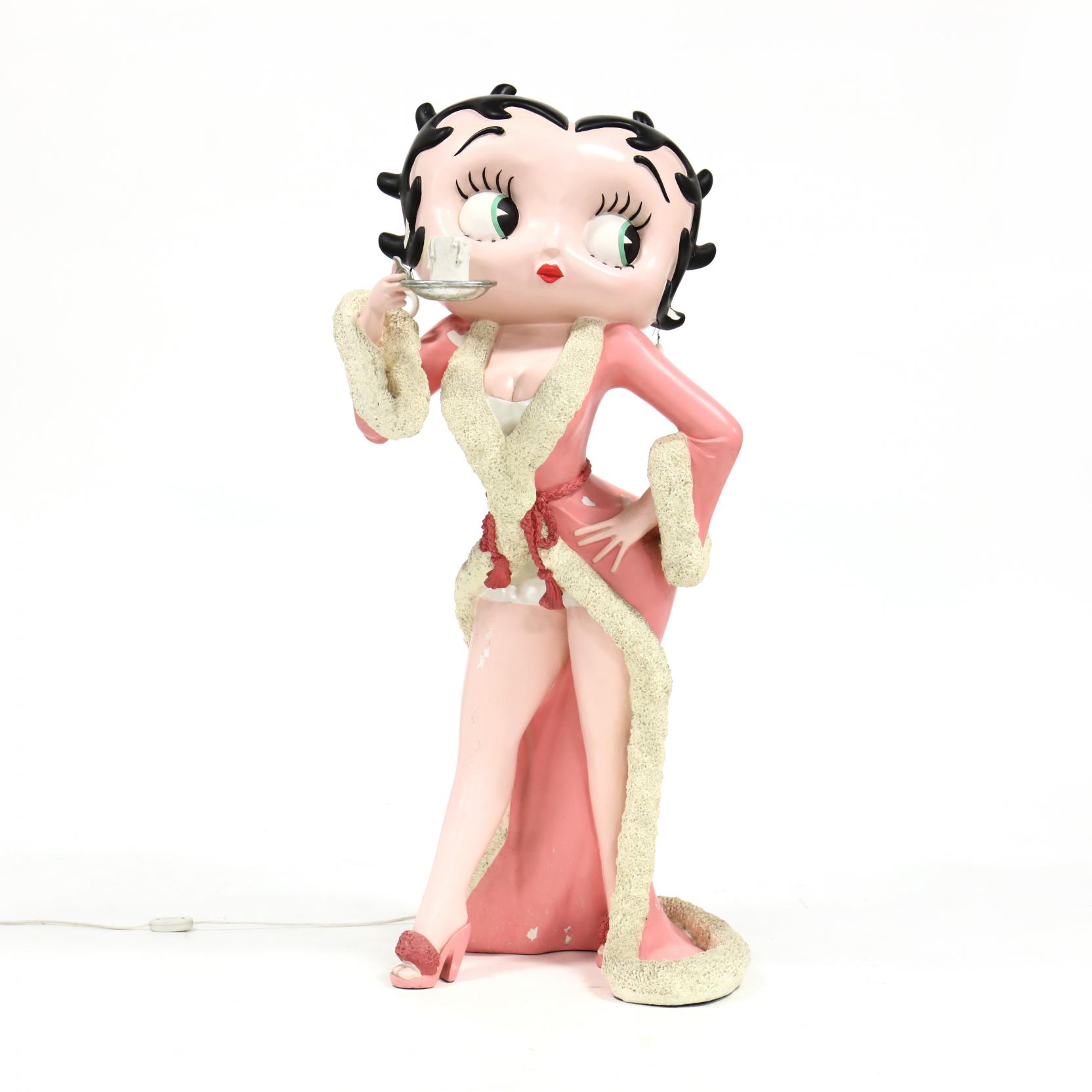 その他 Betty Boop Calendar Girls Figurine April Betty Boop Calendar Girl Figurine April 2007 With Original