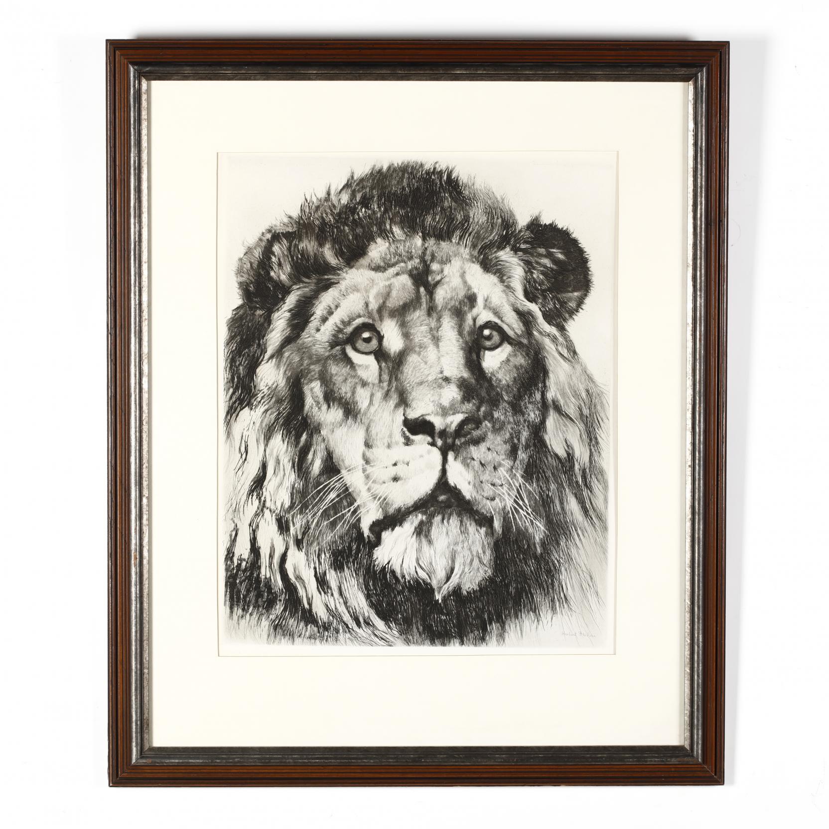 Herbert Thomas Dicksee (British, 1862-1942), His Majesty (Lion