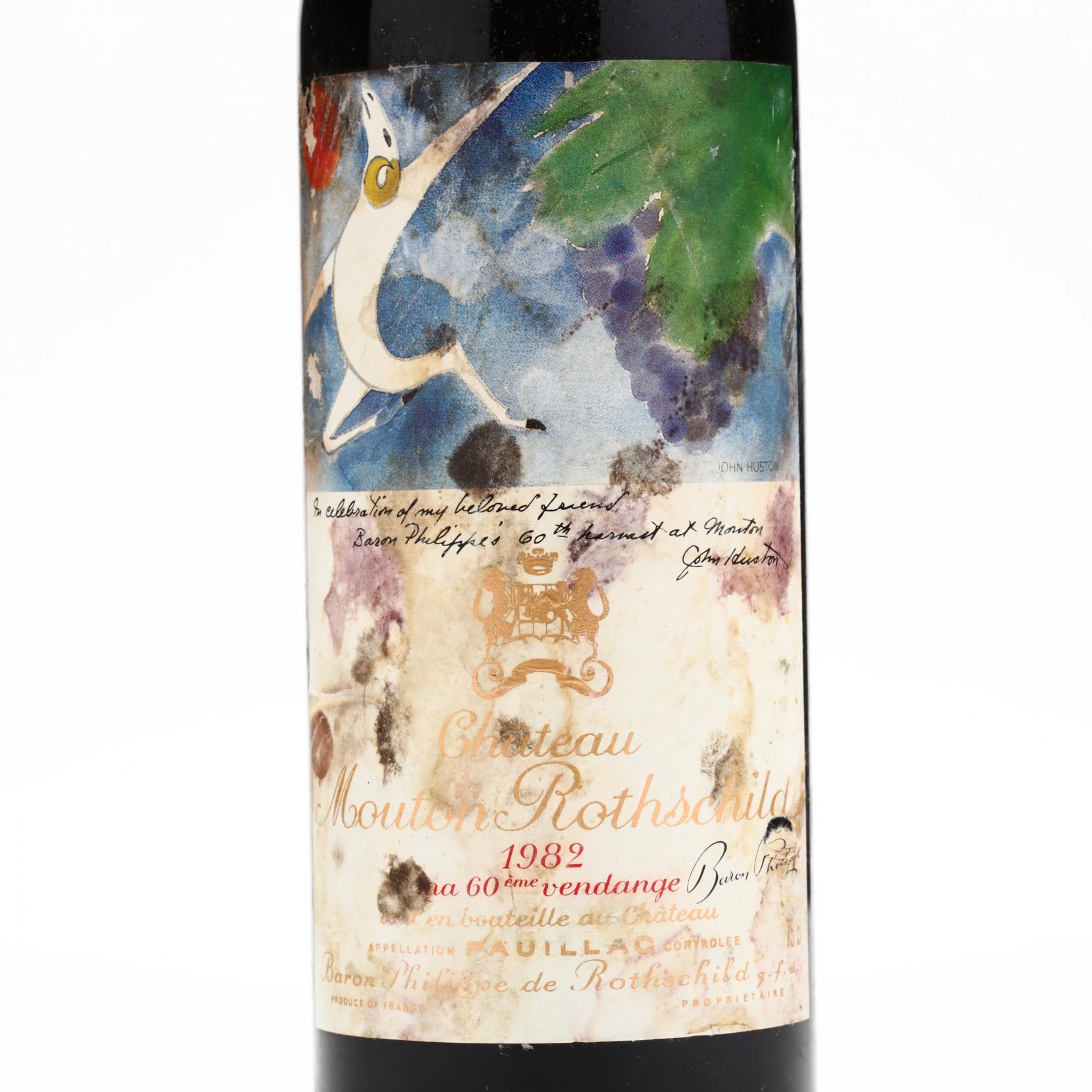 Chateau Mouton-Rothschild - Vintage 1982 (Lot 1017 - Rare &amp