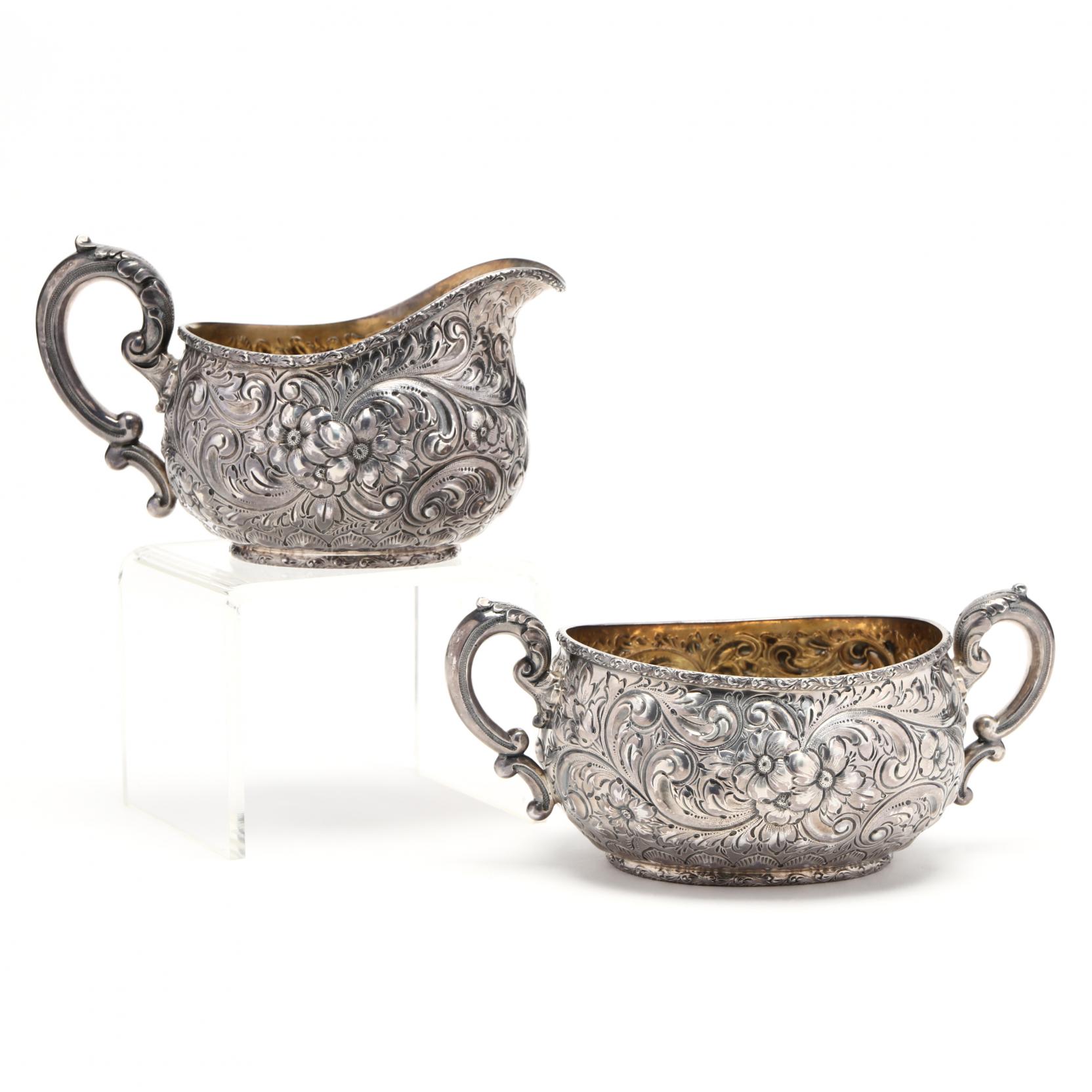 an-antique-dominick-haff-sterling-silver-sugar-creamer-set