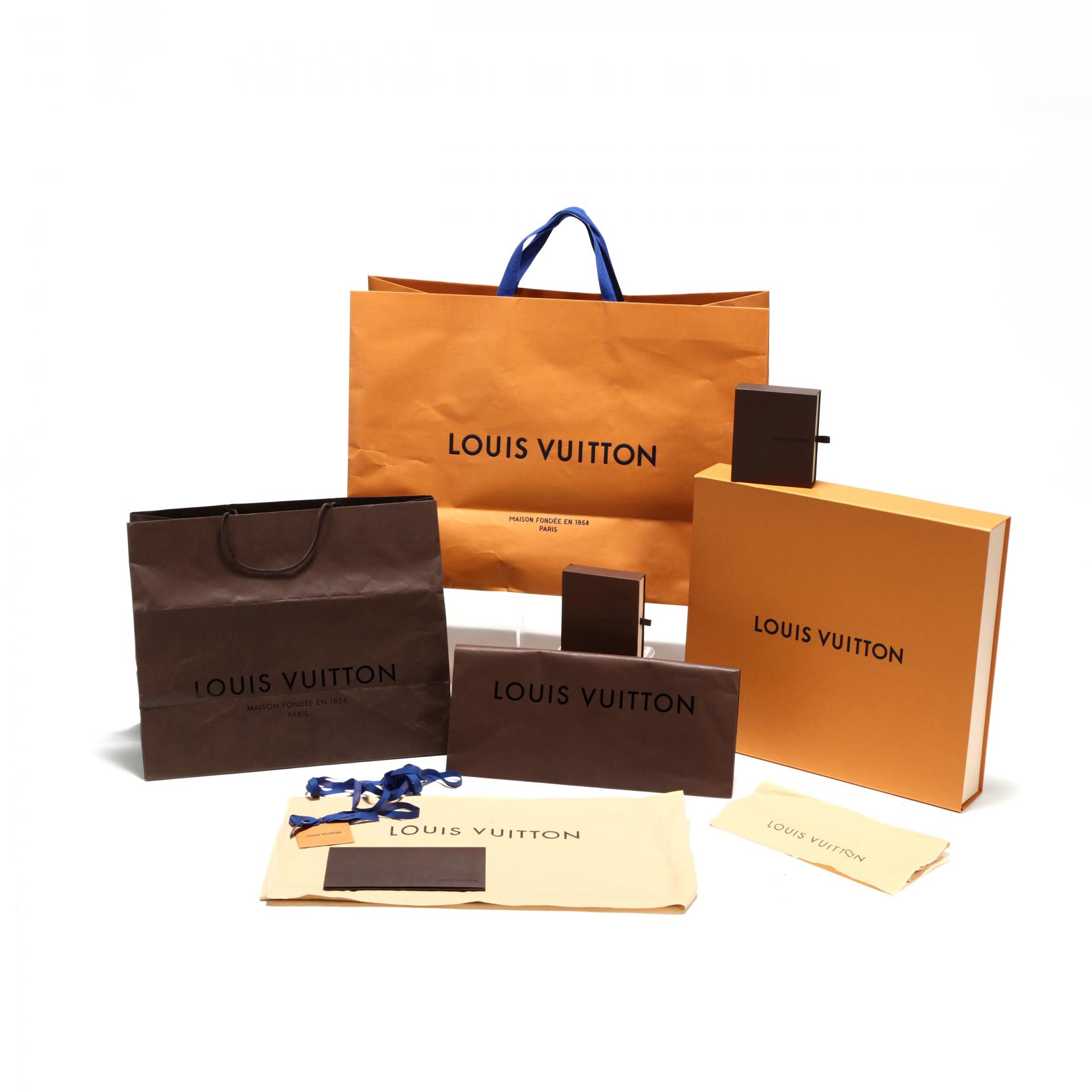 Sold at Auction: Louis Vuitton Envelope Dust Cover Bag