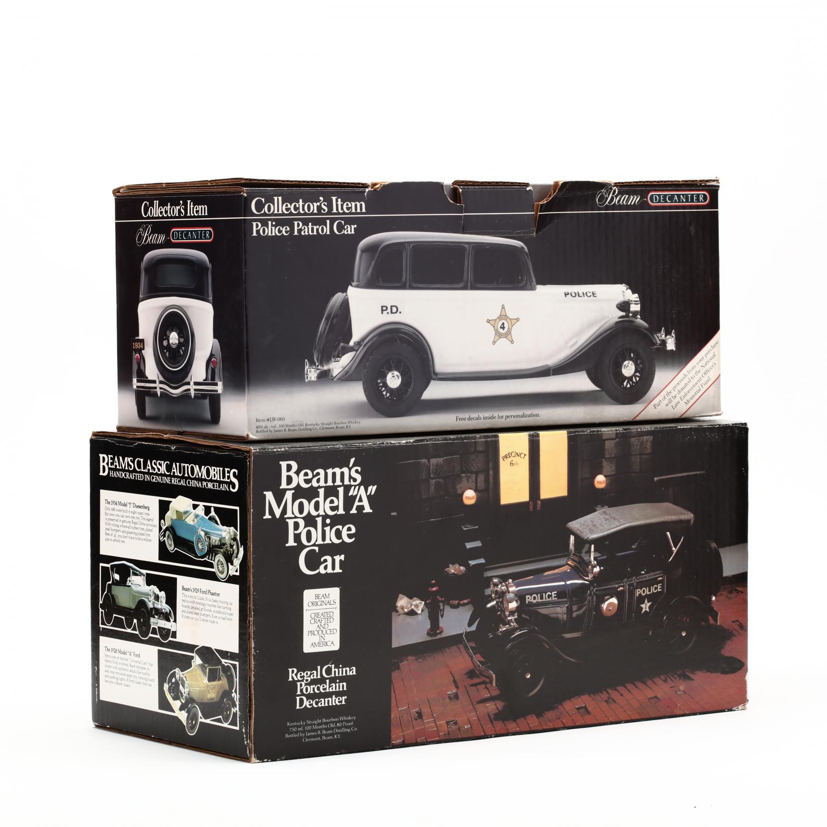 Jim Beam Police Car Decanter Unopened The Best Picture Of Beam