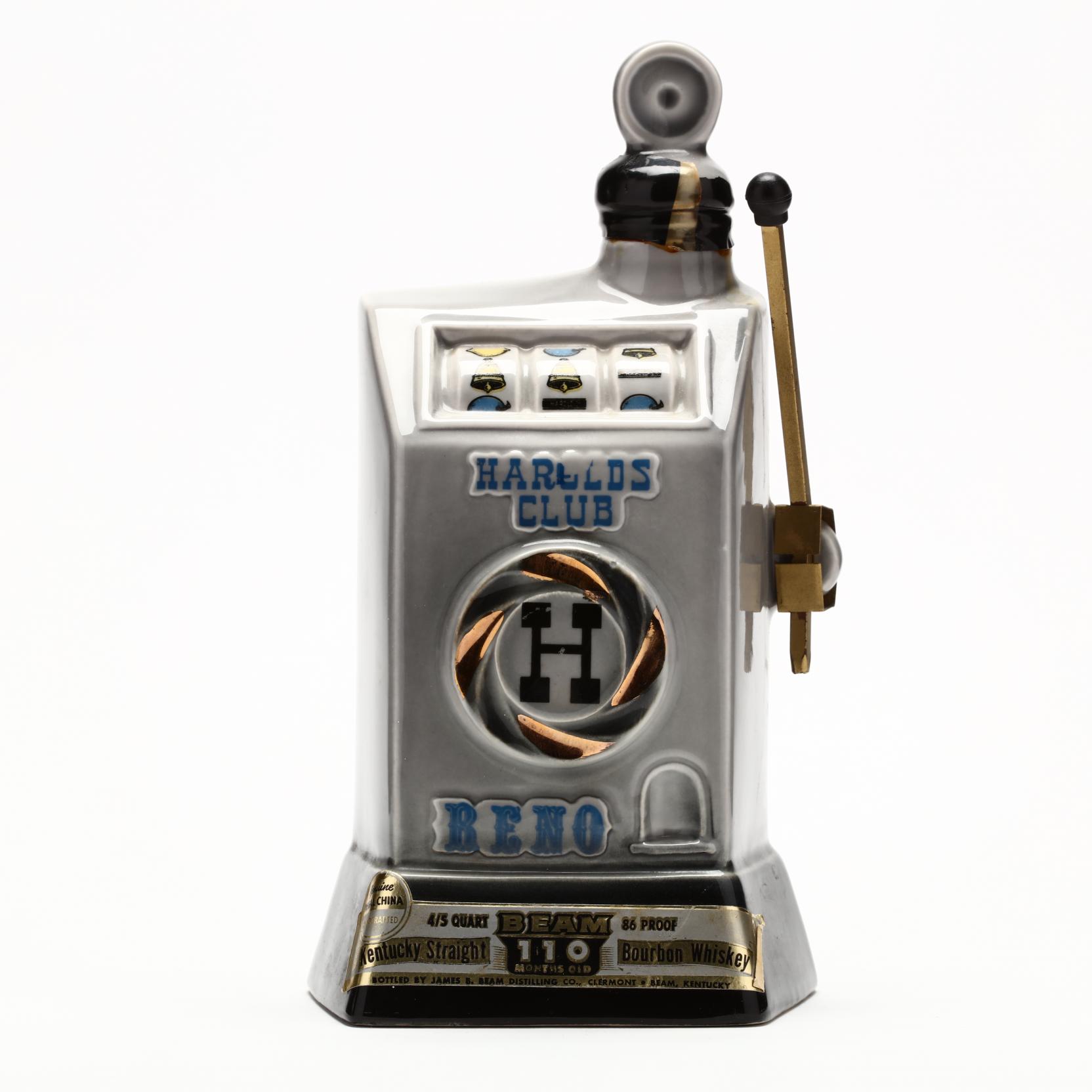 Jim Beam Kentucky Straight Bourbon Whiskey, Slot Machine Decanter