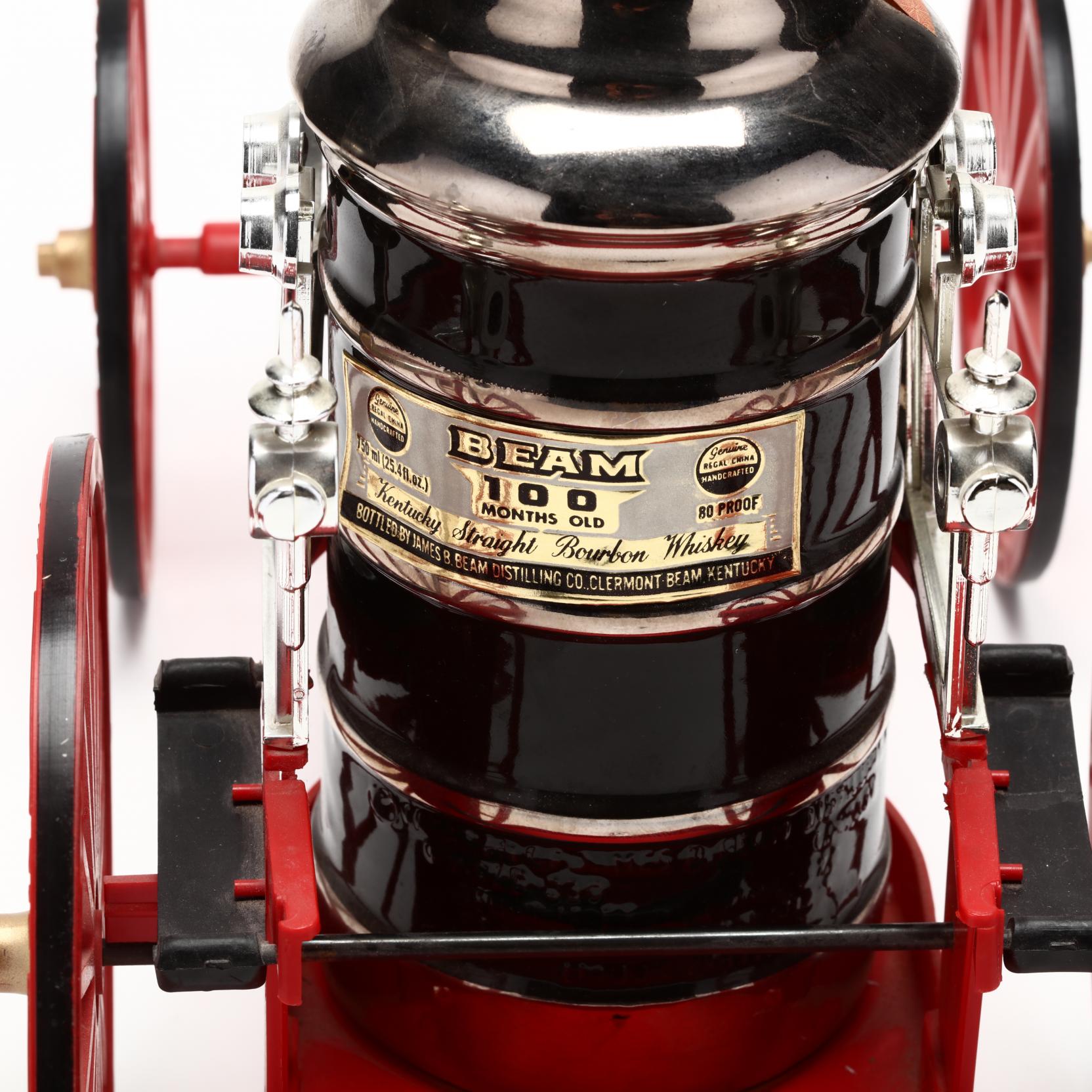 Jim Beam Kentucky Straight Bourbon Whiskey, Fire Engine Decanter