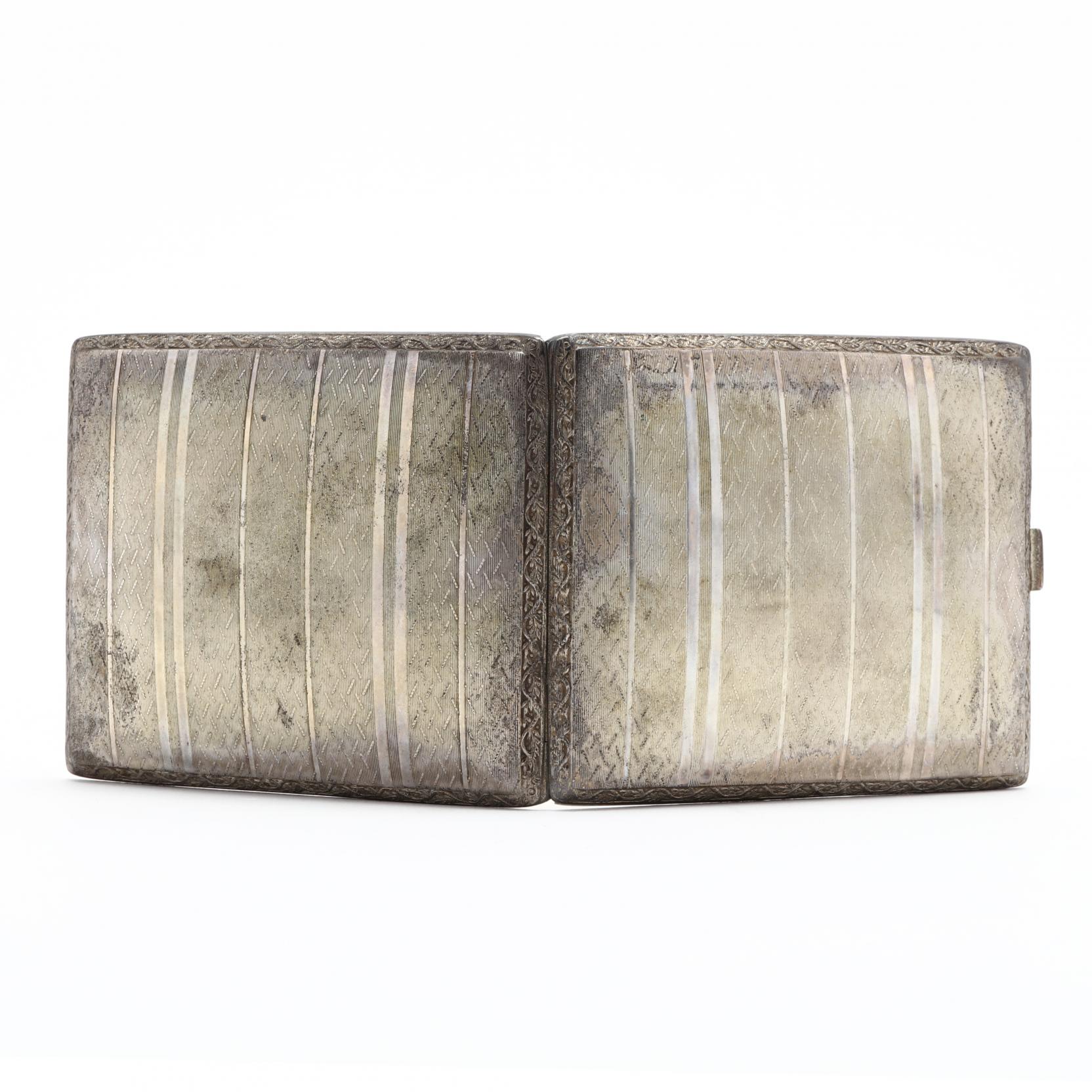 damascene cigarette case Lot