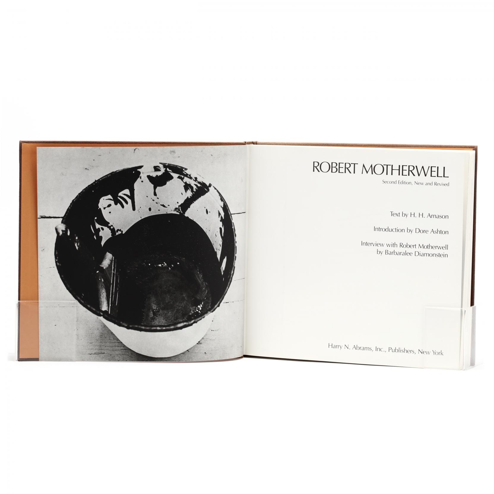 H. H. Arnason, Robert Motherwell, Signed by Motherwell (Lot 645