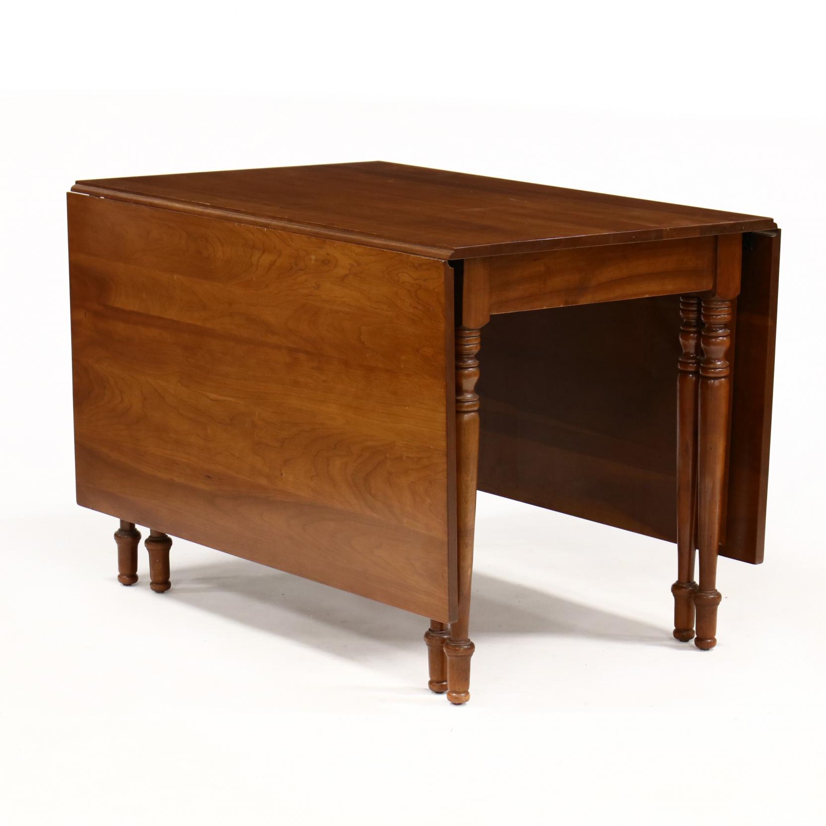 アメリカ ヴィンテージ♦️高級ブランド テーブル♦️Cherry Mountain社 Harvest Table (drop-leaf) - Moderne Gallery