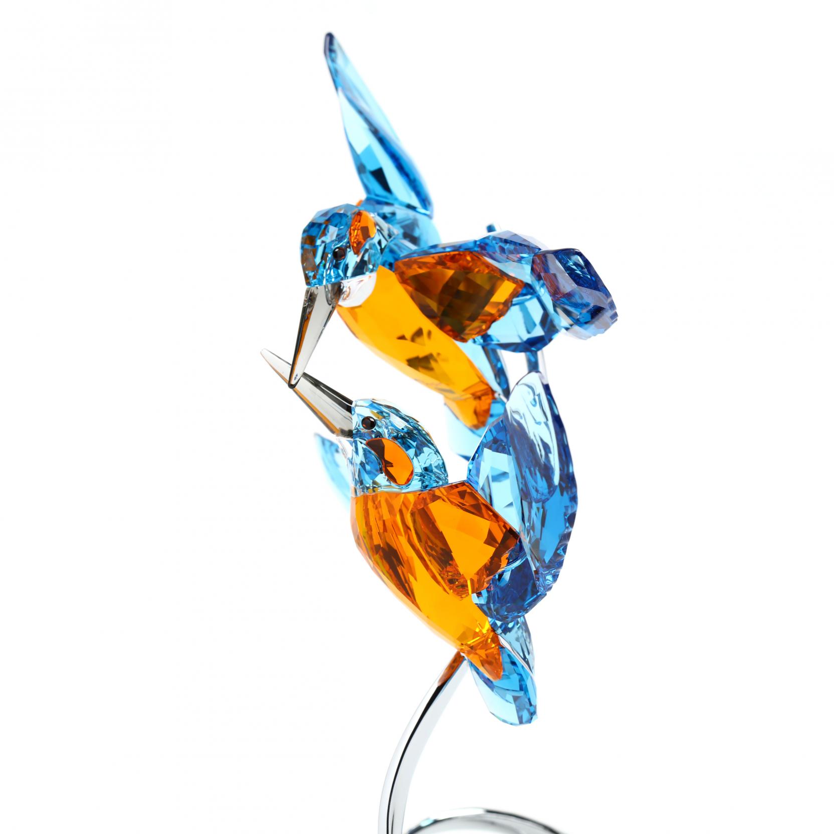 Swarovski, Kingfisher Couple (Lot 620 - June Gallery