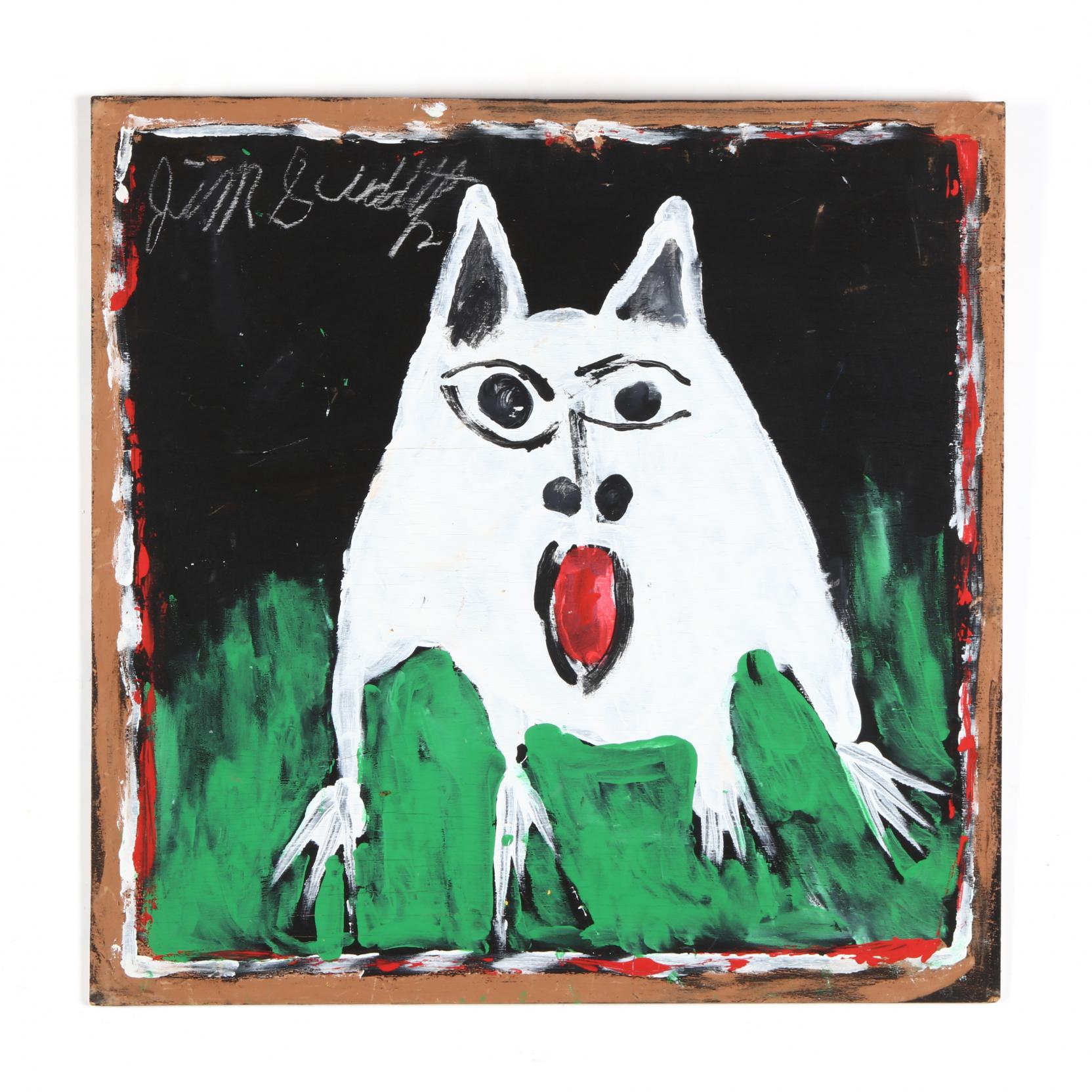 Alabama Folk Art, Jimmy Lee Sudduth (1910-2007), Toto (Lot