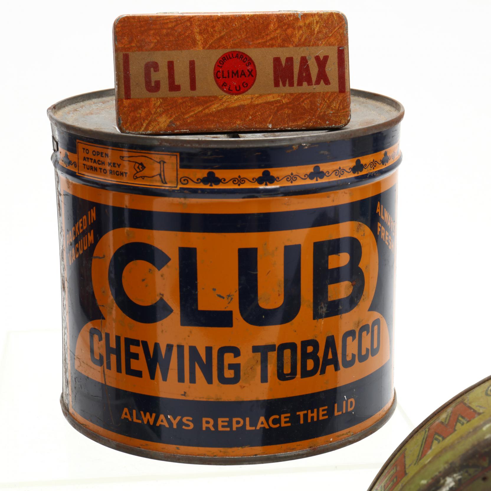 tinsley chewing tobacco Eleven Vintage Chewing Tobacco Tins (Lot 1051