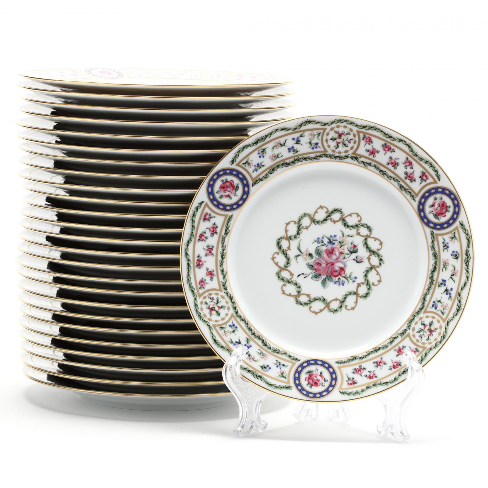 205) Piece Set Haviland Limoges Louveciennes Dinner Service (Lot