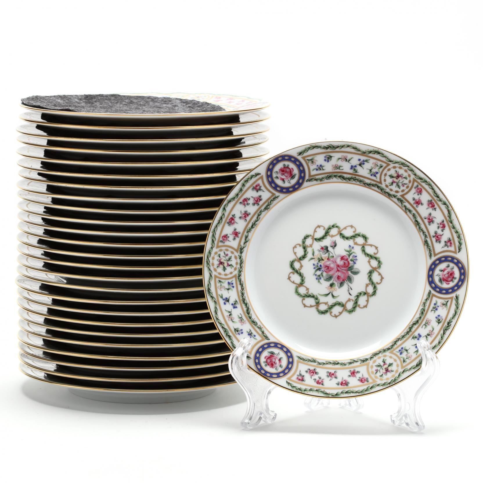 205) Piece Set Haviland Limoges Louveciennes Dinner Service (Lot