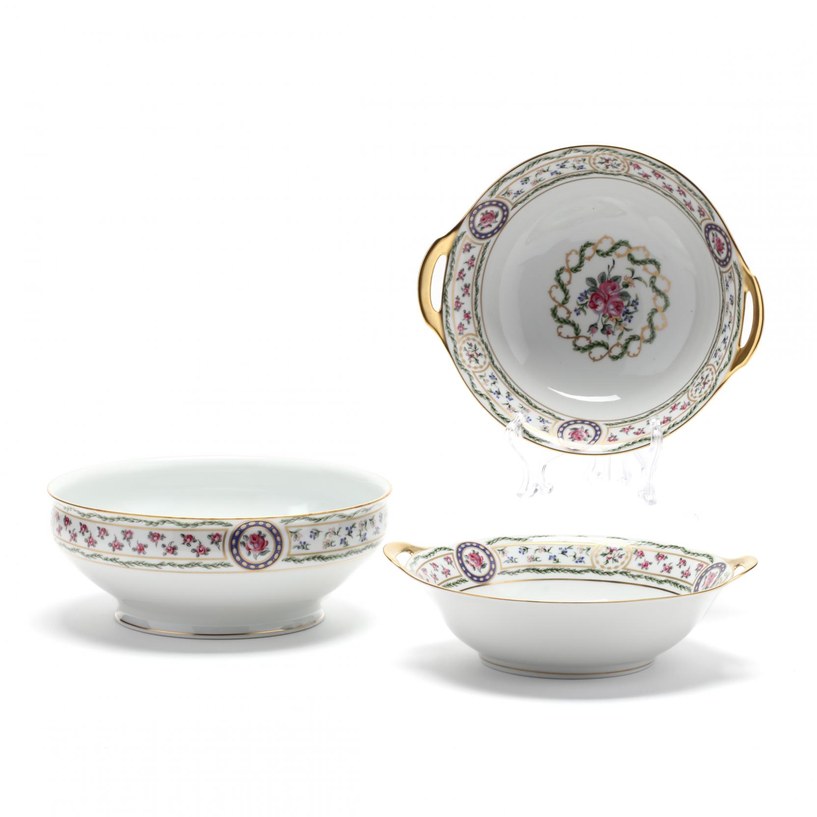 205) Piece Set Haviland Limoges Louveciennes Dinner Service (Lot