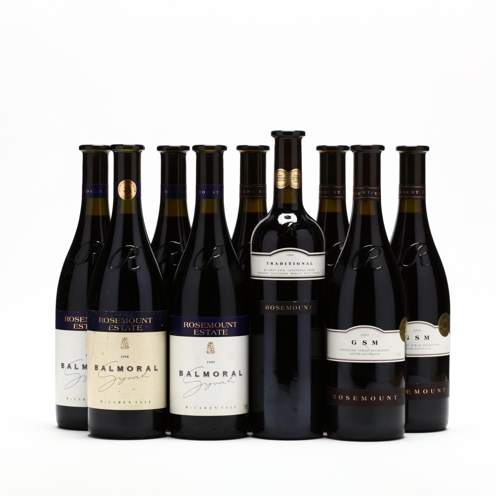 1998, 1999 & 2001 Rosemount Estate (Lot 4281 - Fine Wine &amp 