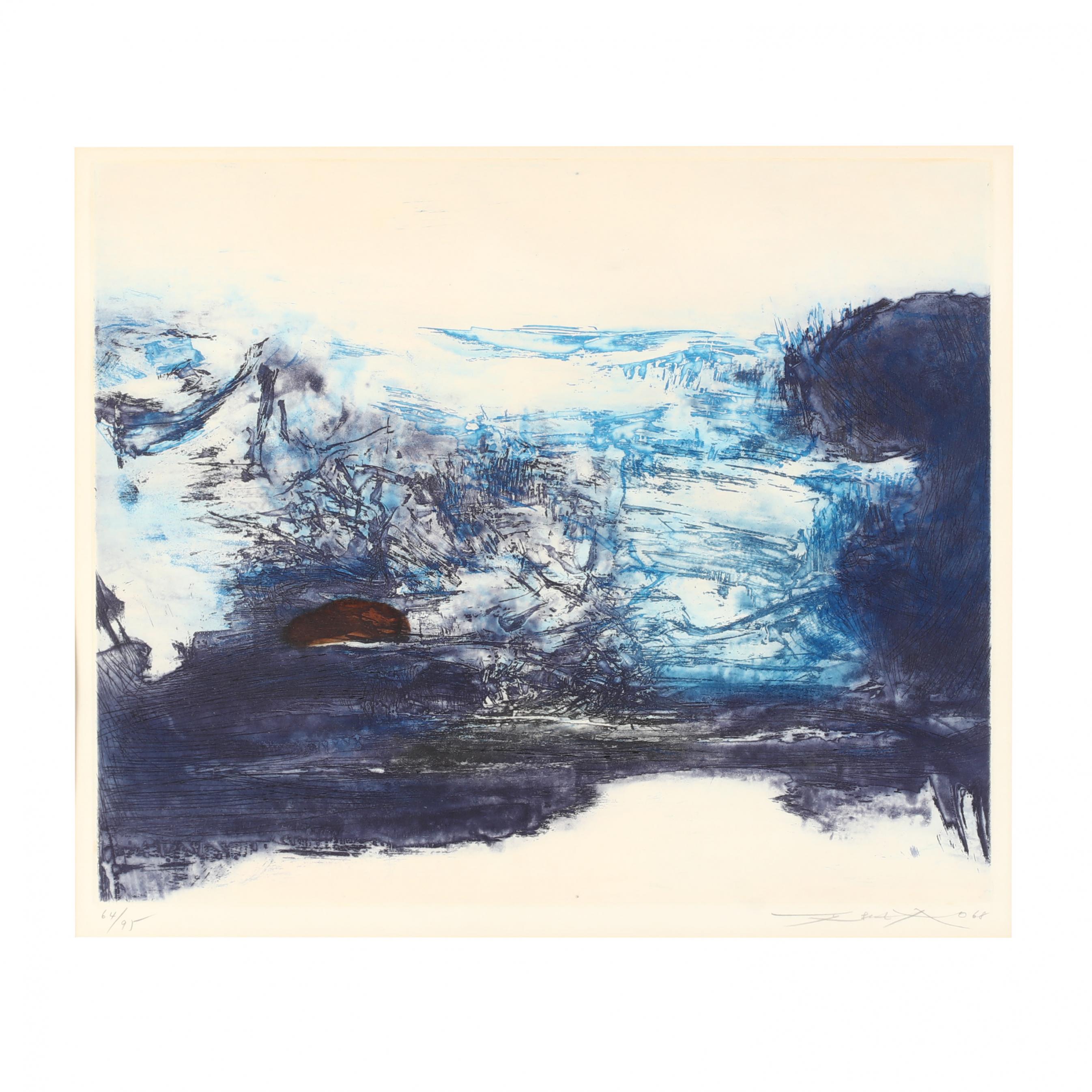Zao Wou-Ki (French/Chinese, 1920–2013), Untitled (Lot 1212