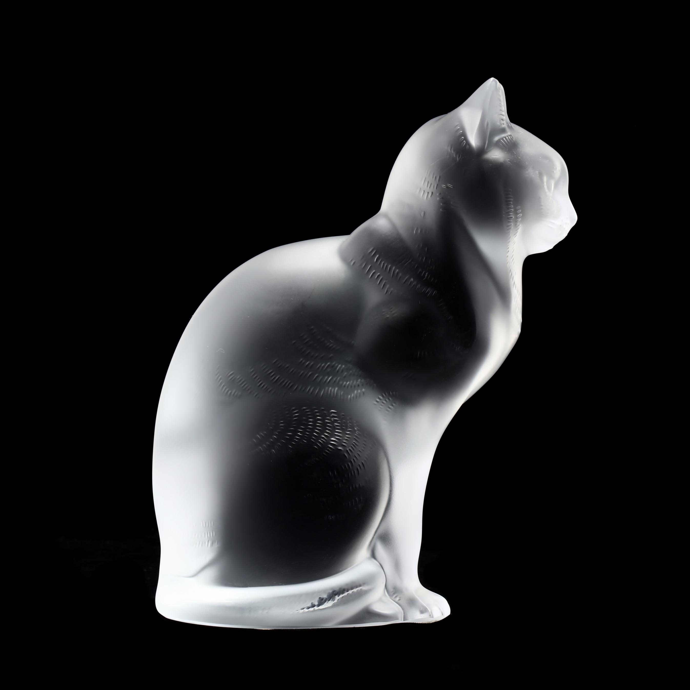 Lalique, Chat Assis 