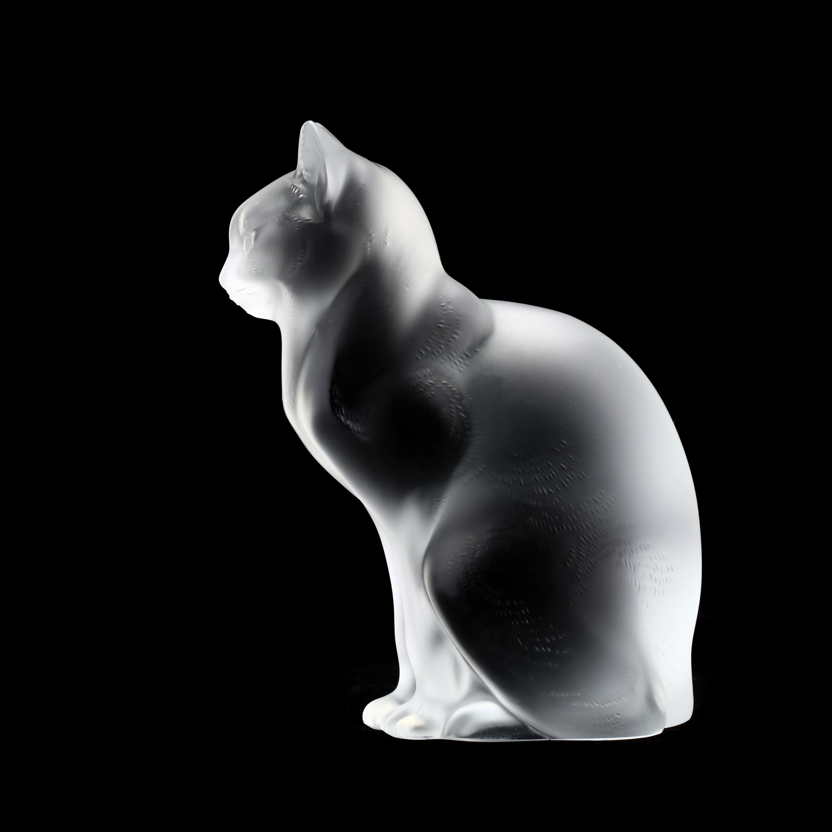 Lalique, Chat Assis 